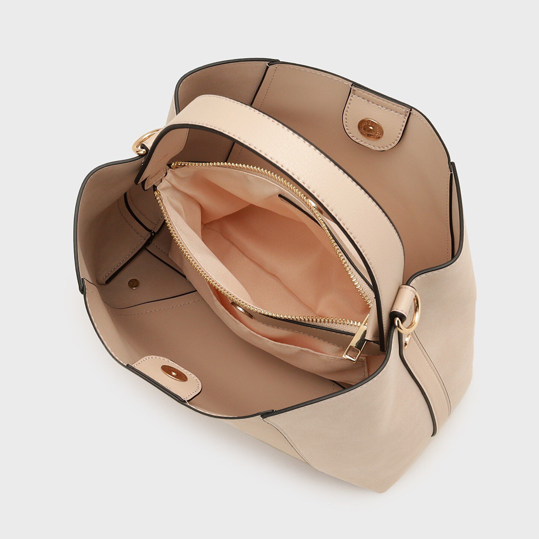 COUP DE CHANCE「【2WAY】フェイクスエードコンビ ワンハンドルバッグ」|ショルダー・メッセンジャー|