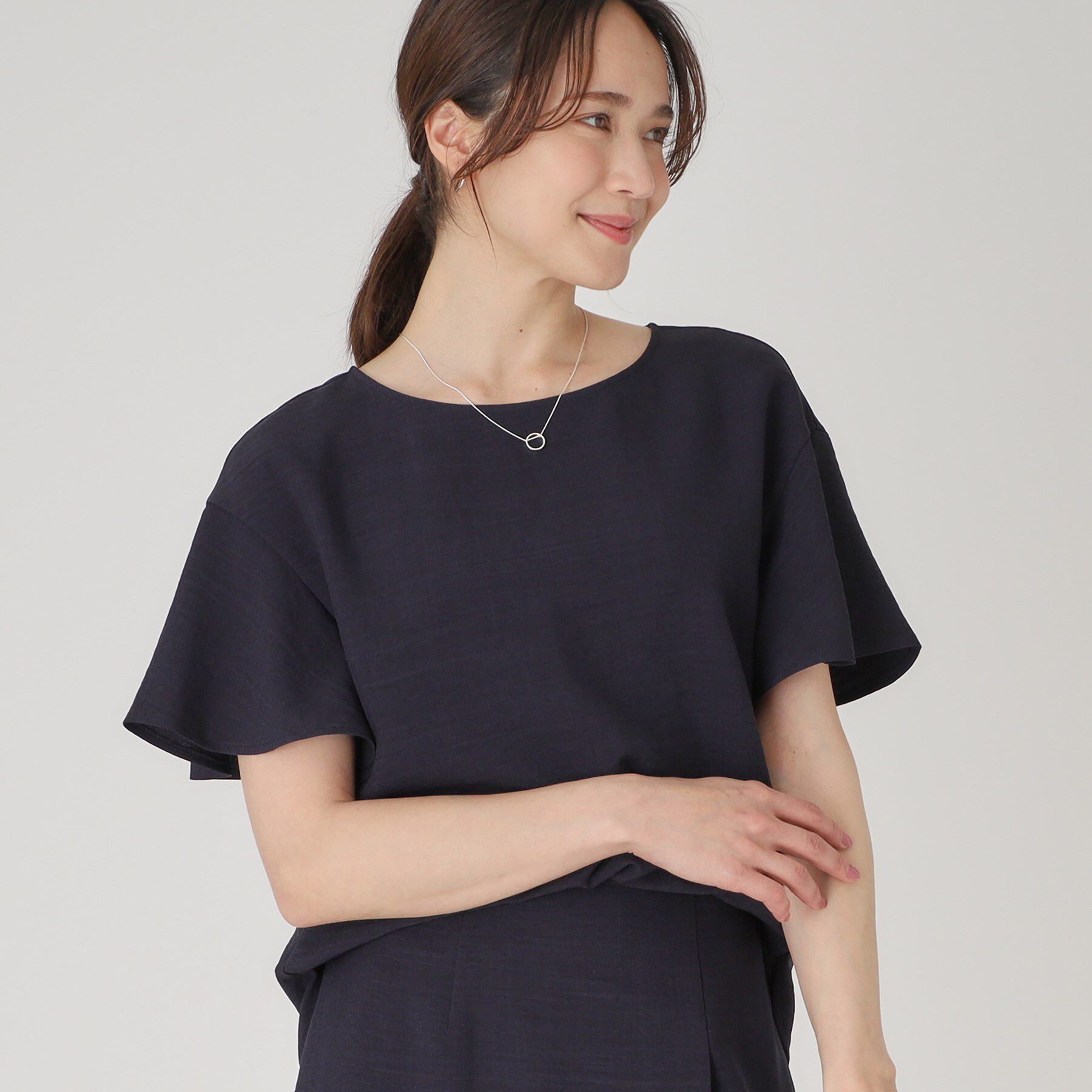 COUP DE CHANCE「【洗える】フレアー袖ブラウス」|シャツ・ブラウス|