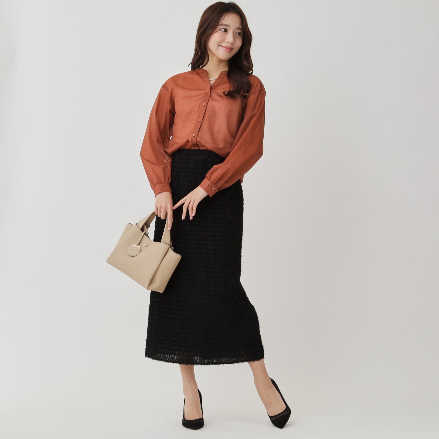 COUP DE CHANCE「【手洗い可】シアーブラウス」|シャツ・ブラウス|