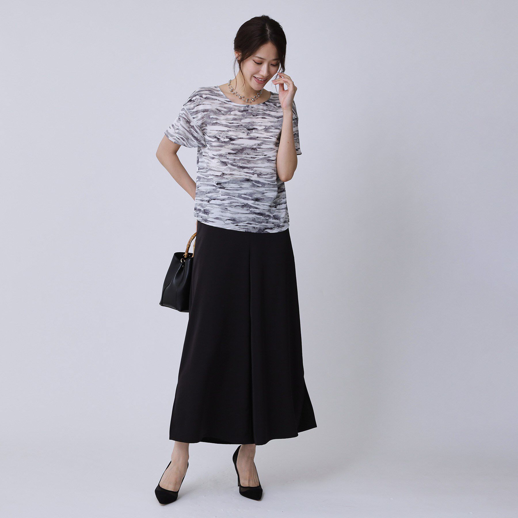 COUP DE CHANCE「【手洗い可／日本製】サイドスリット入りワイドパンツ」|その他|