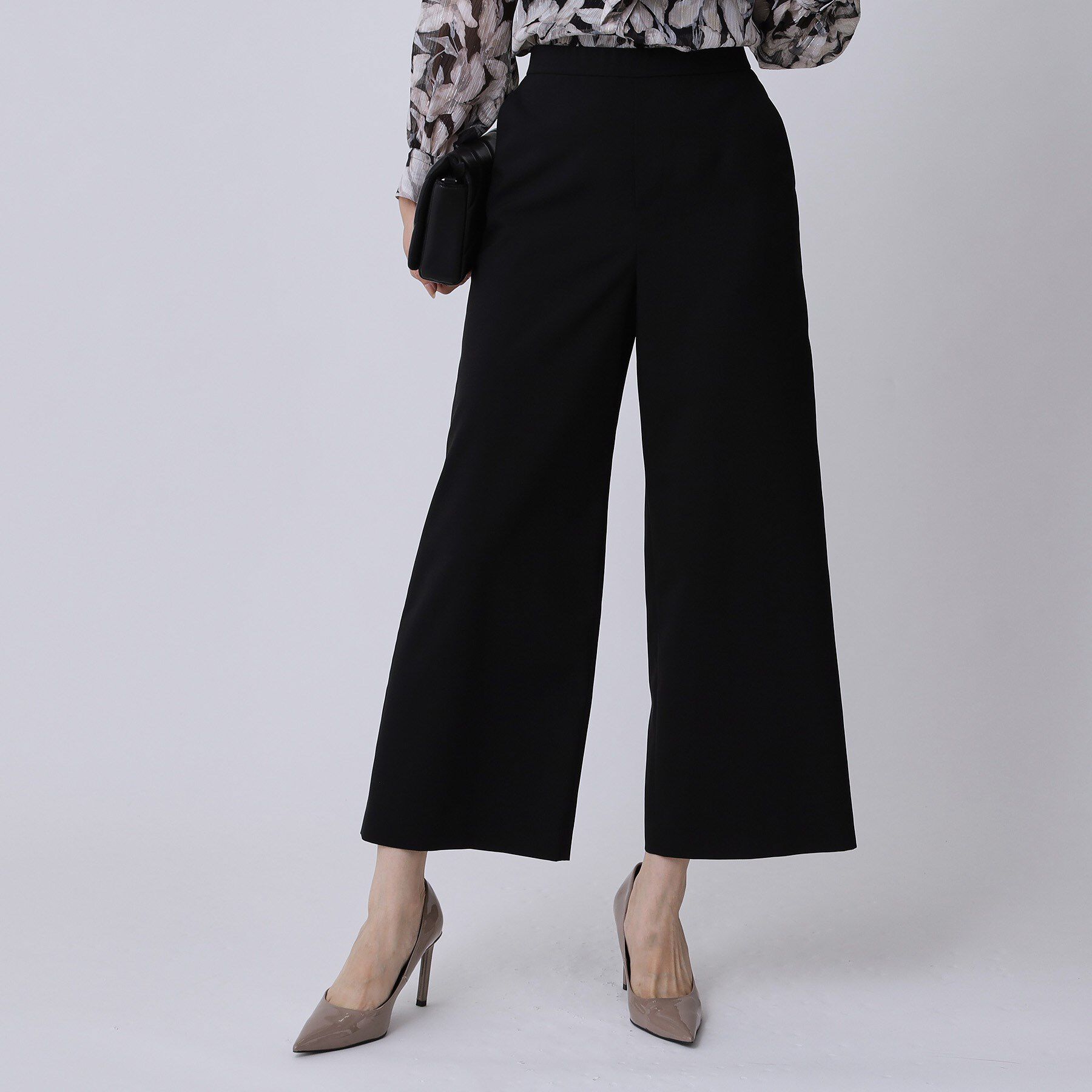 COUP DE CHANCE「【手洗い可／日本製】ストレートワイドパンツ」|その他|ブラック(019)