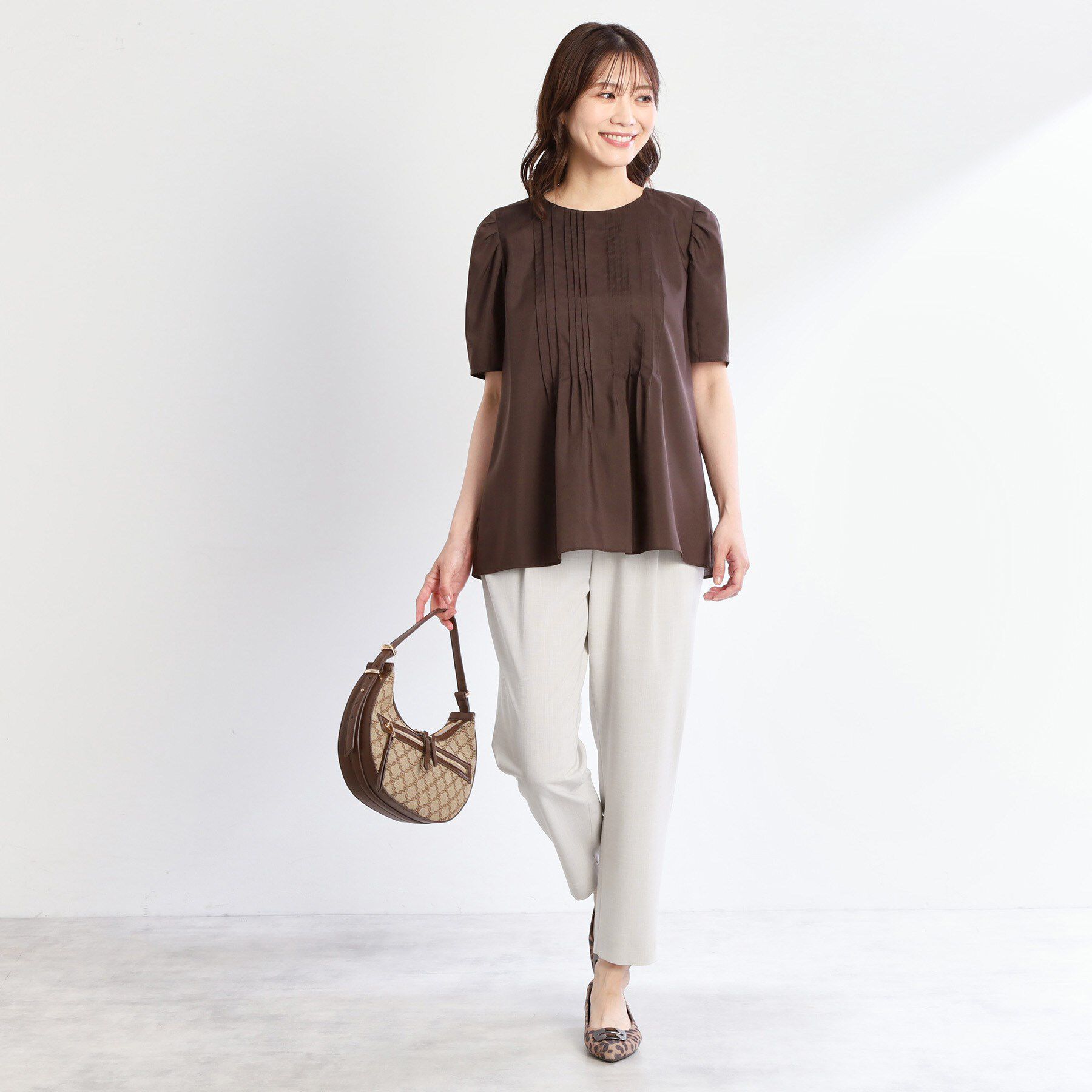 Reflect「【マシンウォッシュ可／ウエストゴム仕様】キレイめリラクシーパンツ」|その他|