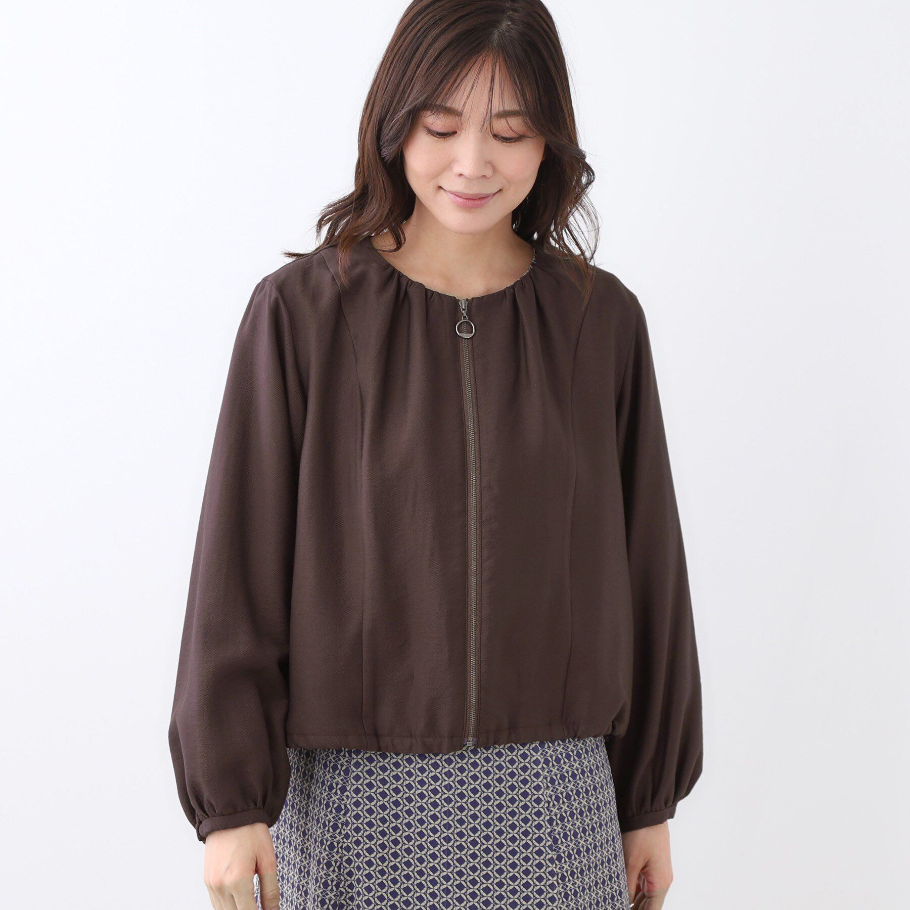 Reflect「【ライトアウター／ゆったり羽織れる／気軽な羽織りに◎】ライトブルゾン」|ブルゾン・スタジャン|