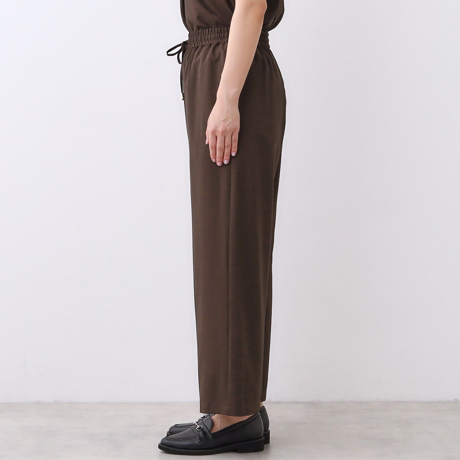 Reflect「【E‐QUALITY／ウエスト総ゴム／セットアップ／単品使いOK◎】ブラウス＋ストレートパンツセット」|スーツ|