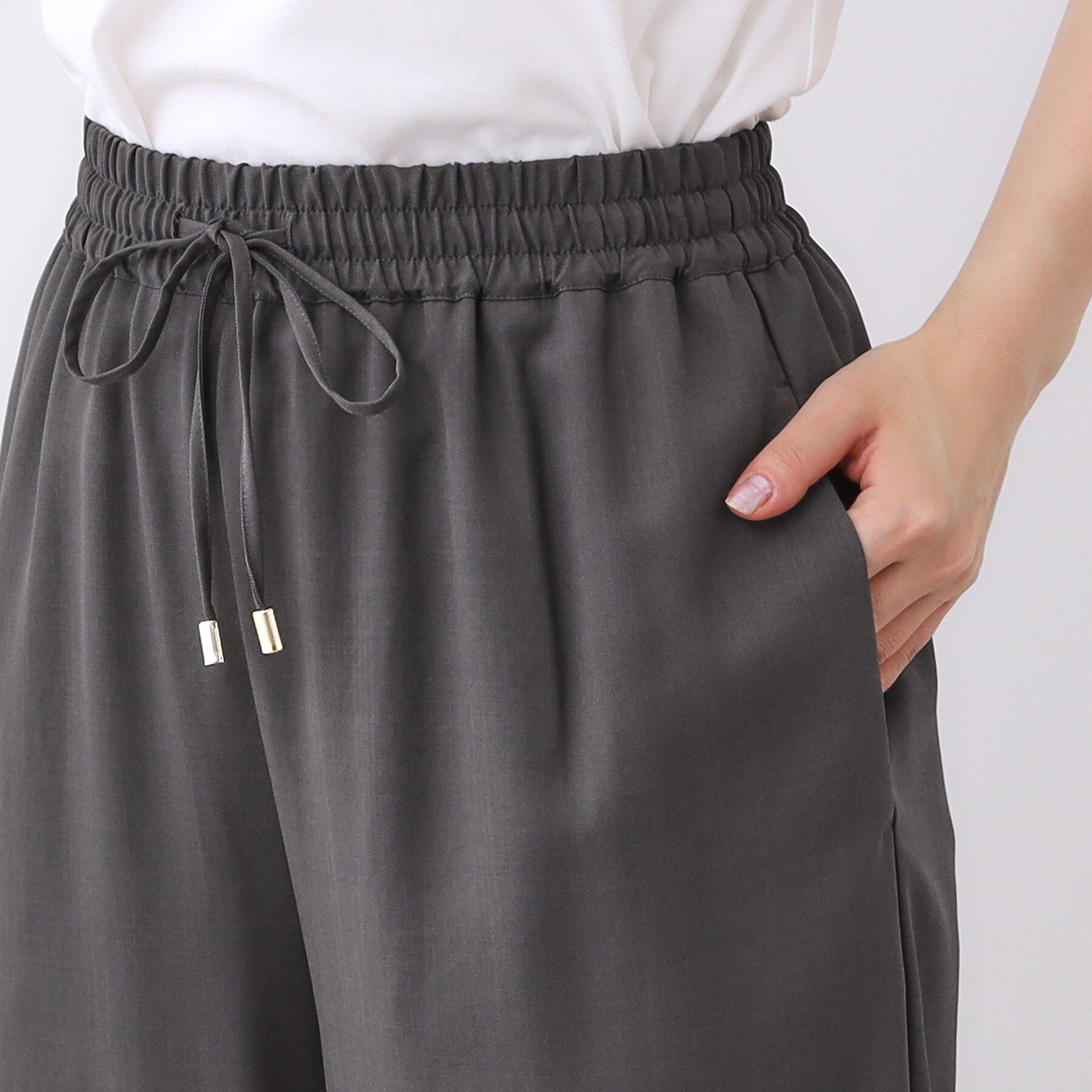 Reflect「【ウエスト総ゴム／セットアップ／単品使いOK◎】ベスト＋ストレートパンツセット」|スーツ|