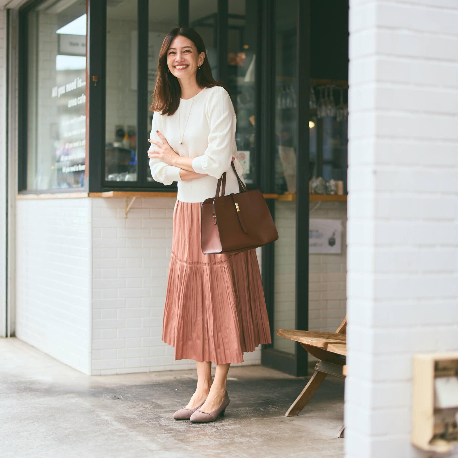 Reflect「【腰周りすっきり◎】プリーツギャザースカート」|スカート|