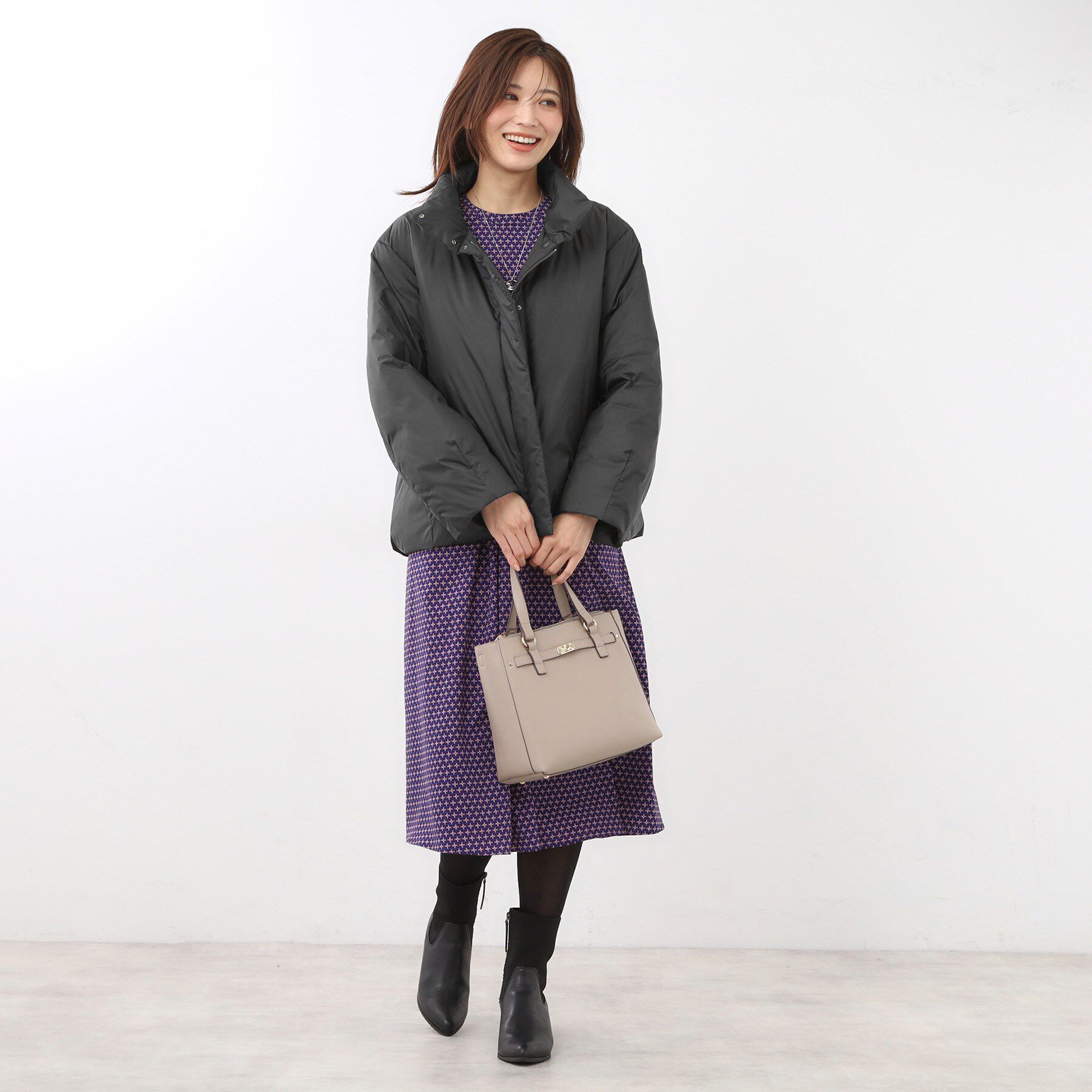 Reflect「【すっきりシルエット】ショート丈ダウンコート」|ダウン|