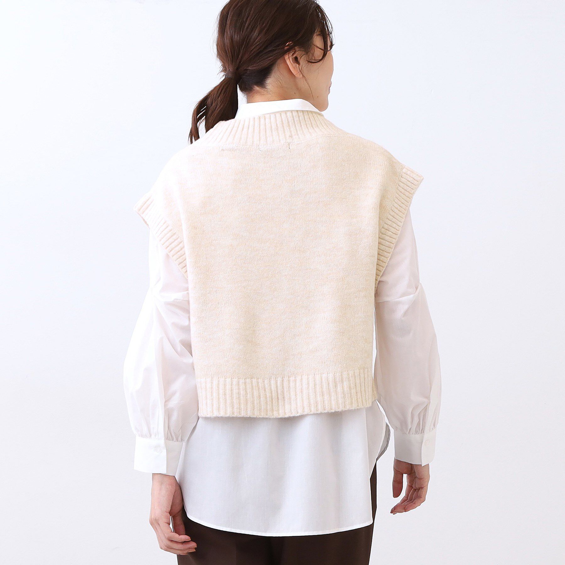 Reflect「【単品使い◎】ニットベスト＋シャツセット」|その他|