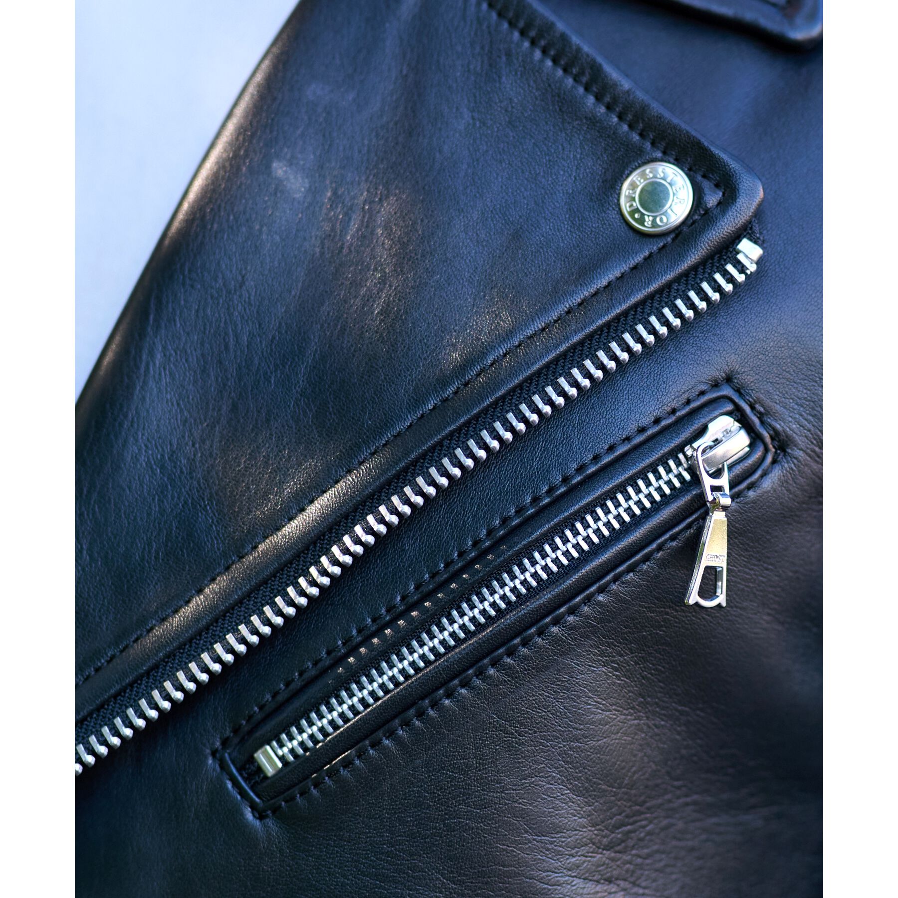 DRESSTERIOR「【本革】レザーライダースジャケット」|ライダースジャケット|