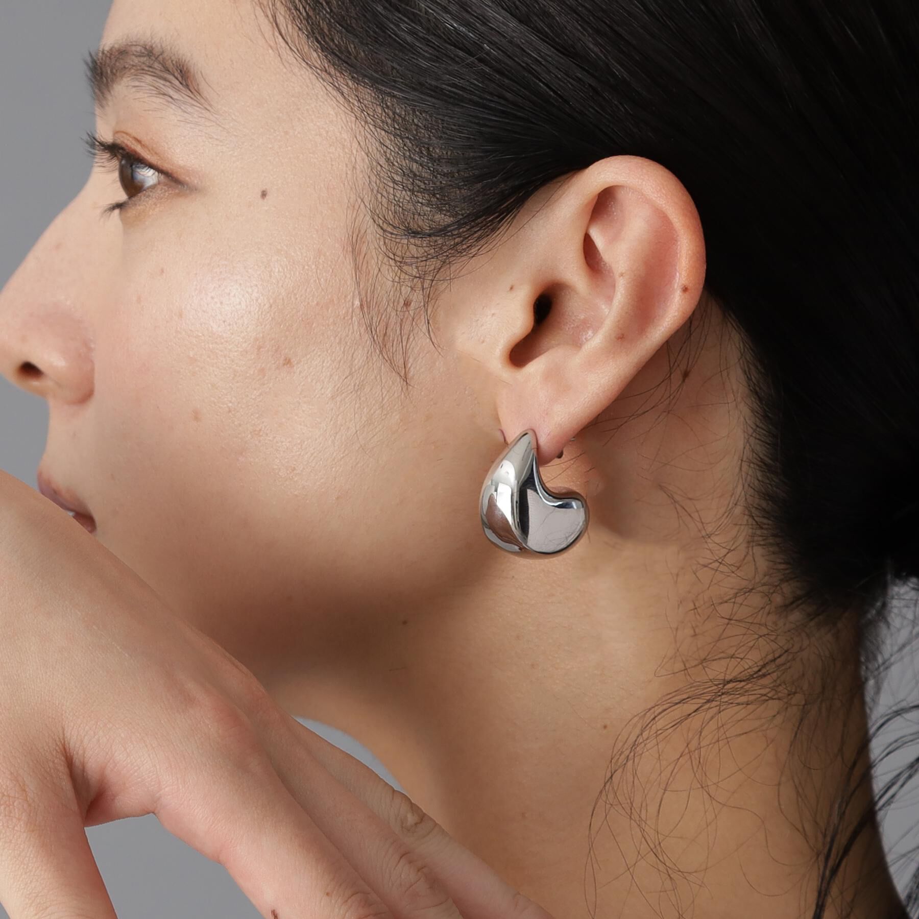 DRESSTERIOR「チャンキードロップピアス」|ピアス|シルバー(006)