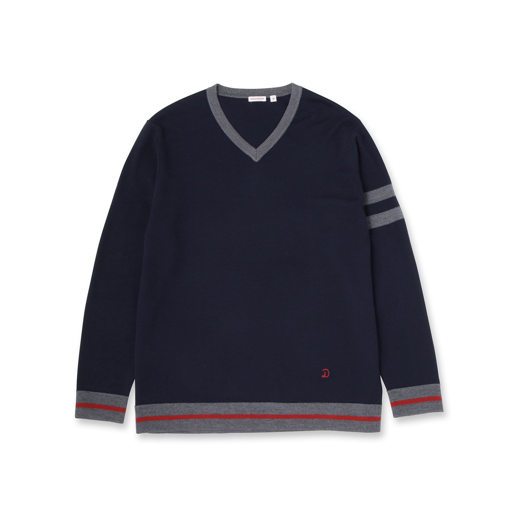 DRESSTERIOR「ウォッシャブルファインメリノ Vネックニット」|ニット・セーター|