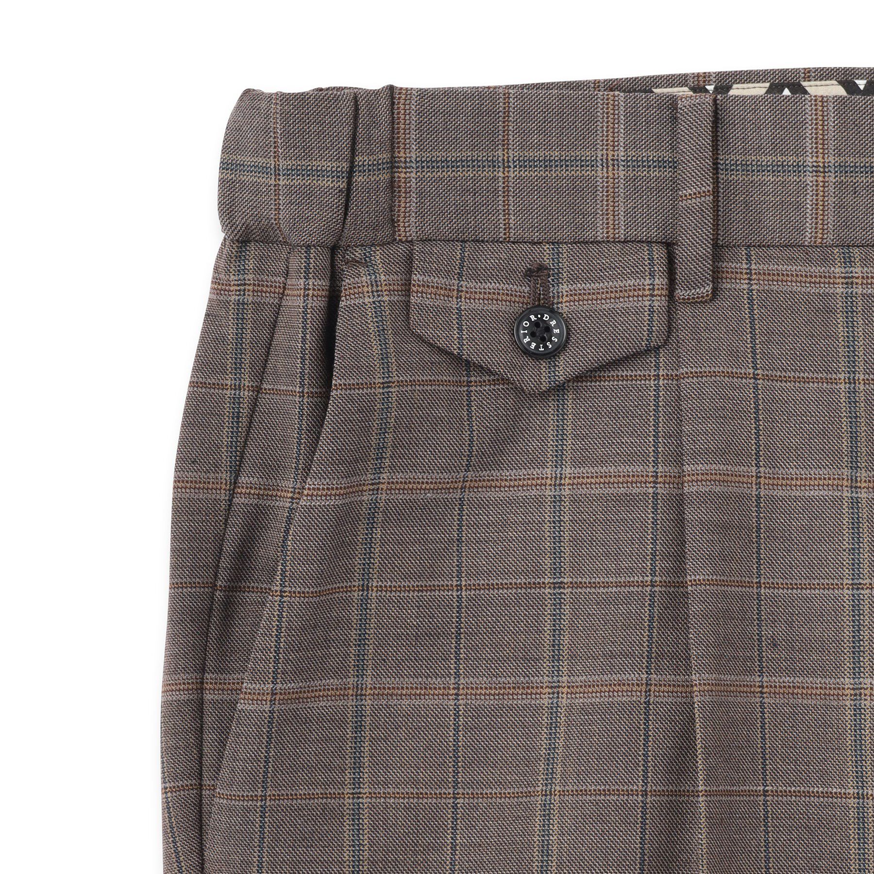 DRESSTERIOR「【セットアップ可】2WAYストレッチ チェック SET UP ワイドパンツ」|その他|