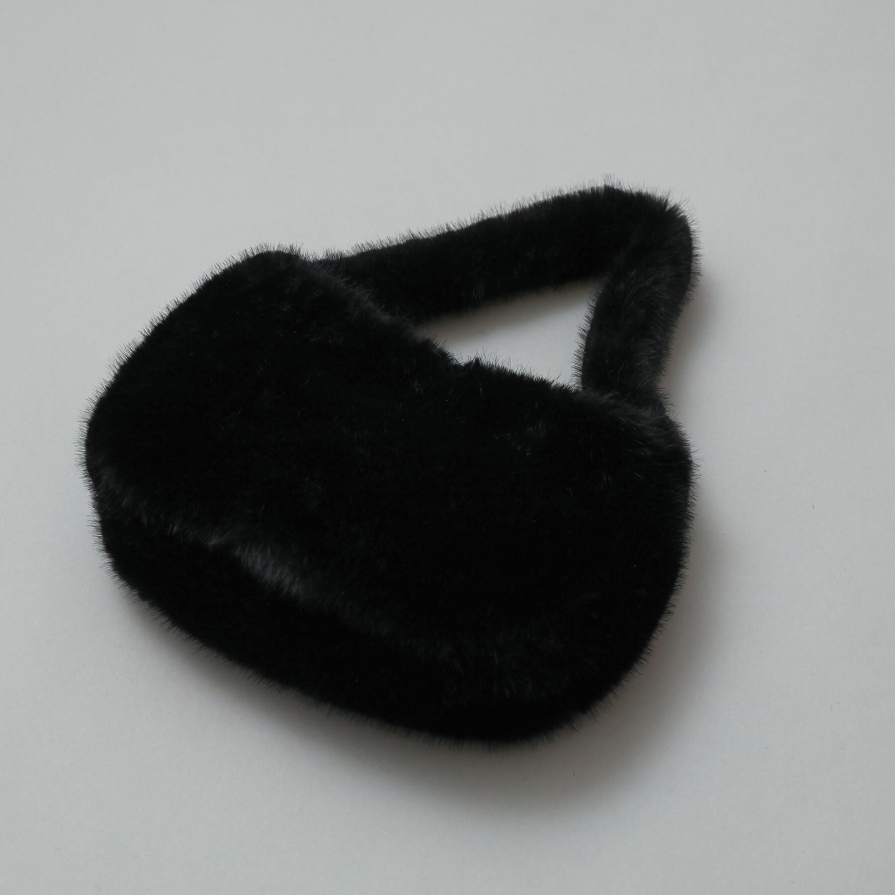 DRESSTERIOR「コンパクトフェイクファーバッグ」|ハンドバッグ|