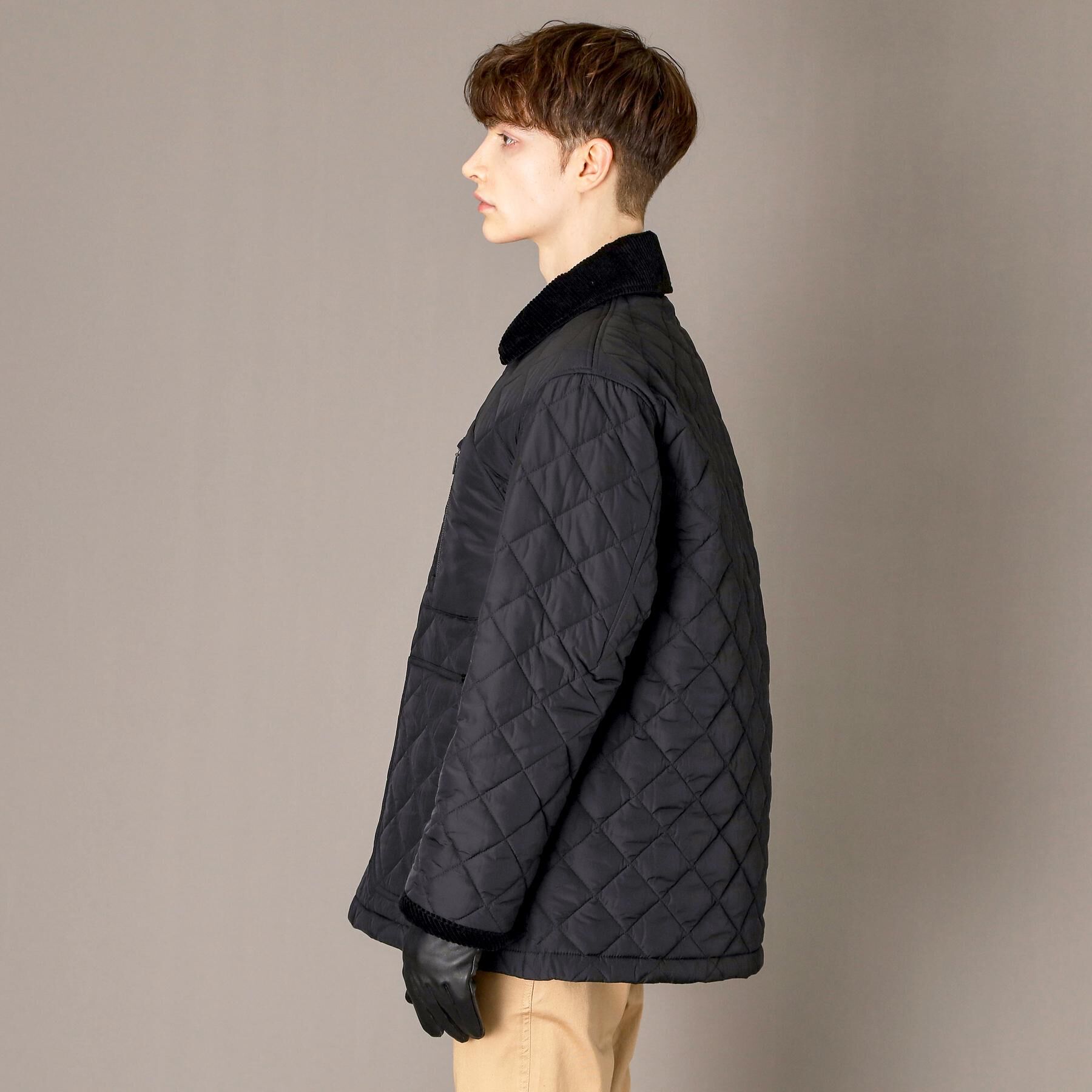 DRESSTERIOR「キルティング ハンティングジャケット」|ブルゾン・スタジャン|