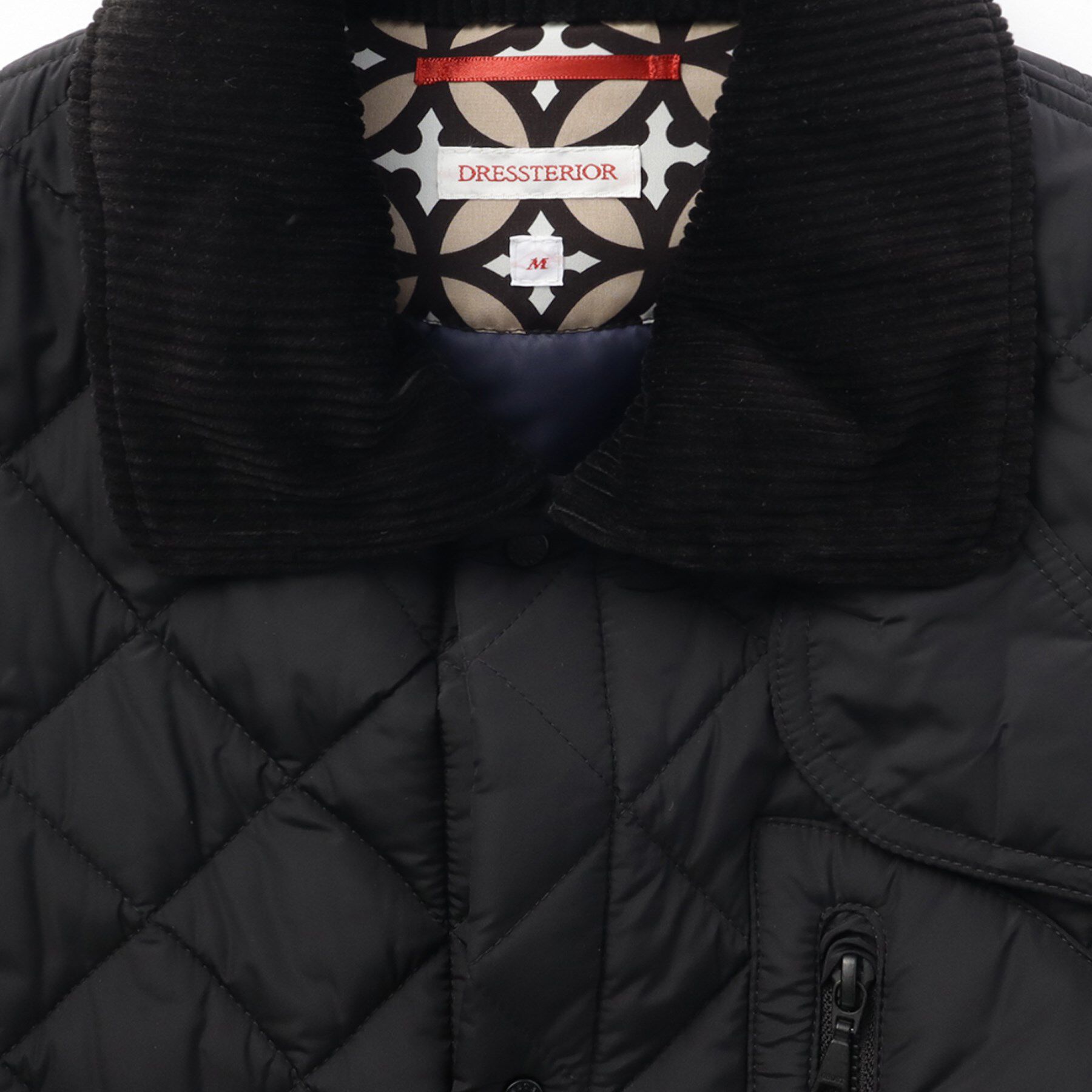 DRESSTERIOR「キルティング ハンティングジャケット」|ブルゾン・スタジャン|