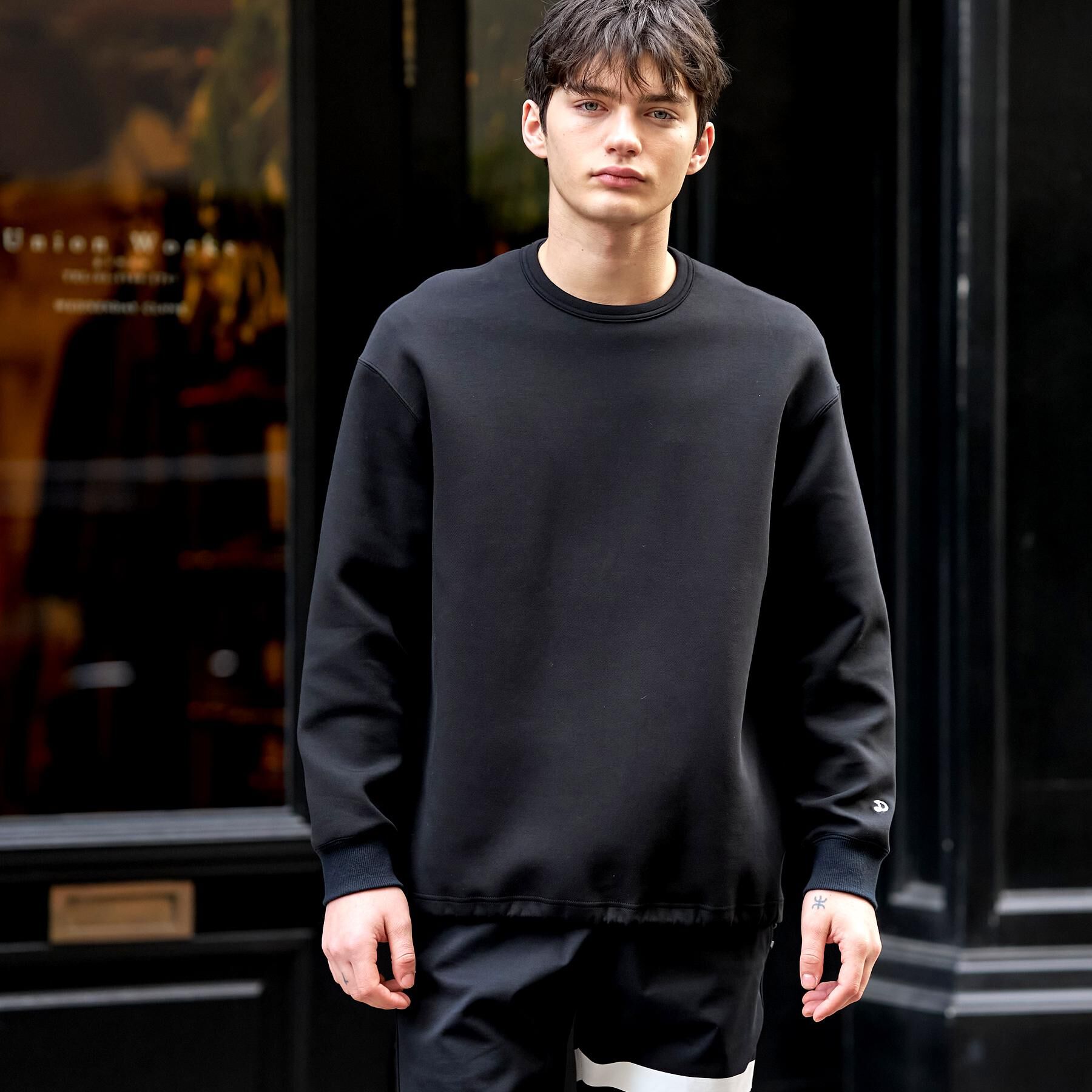 DRESSTERIOR「ストレッチ ダンボールプルオーバー」|Tシャツ・カットソー|