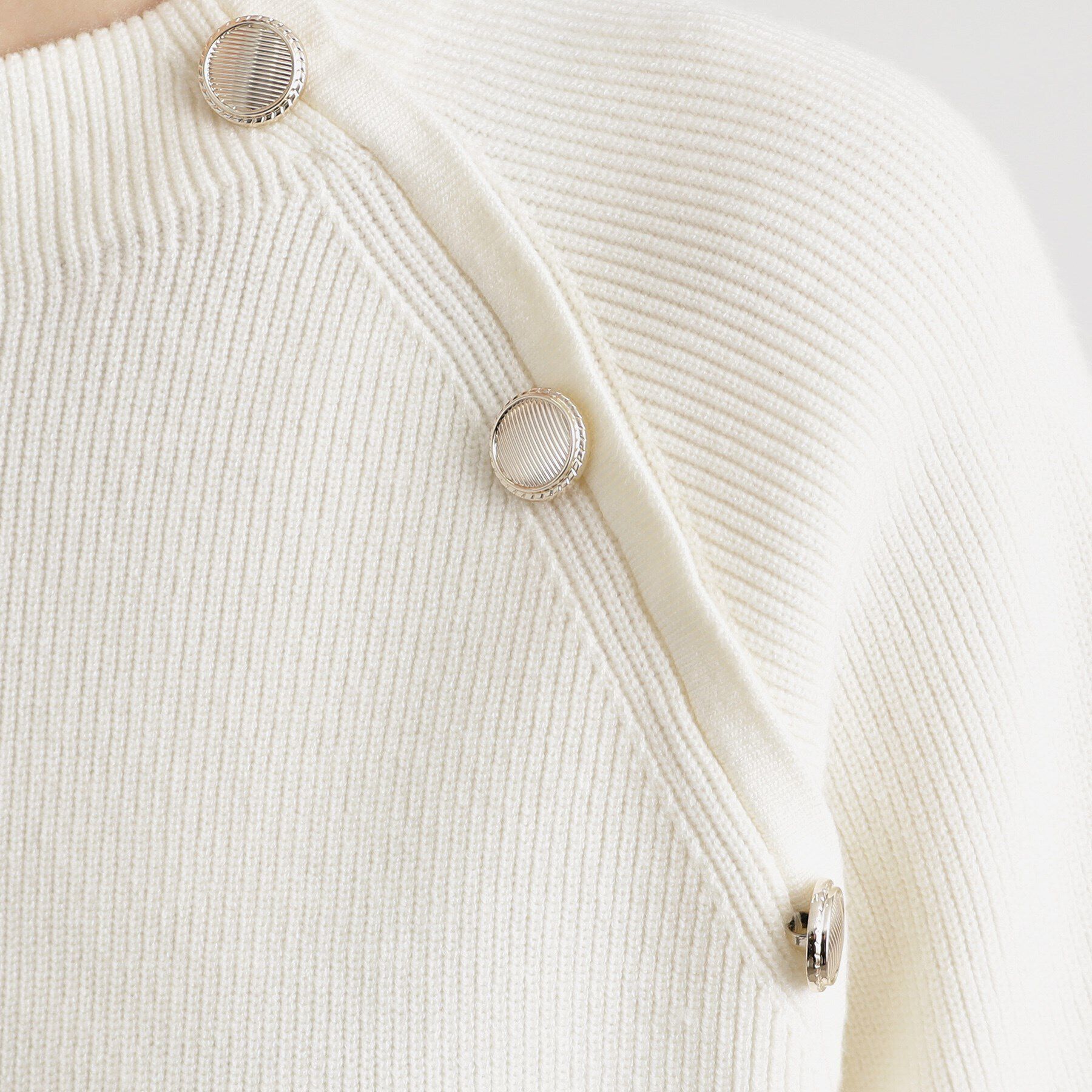 grove「肩釦ラグランスリーブプルオーバー」|ニット・セーター|