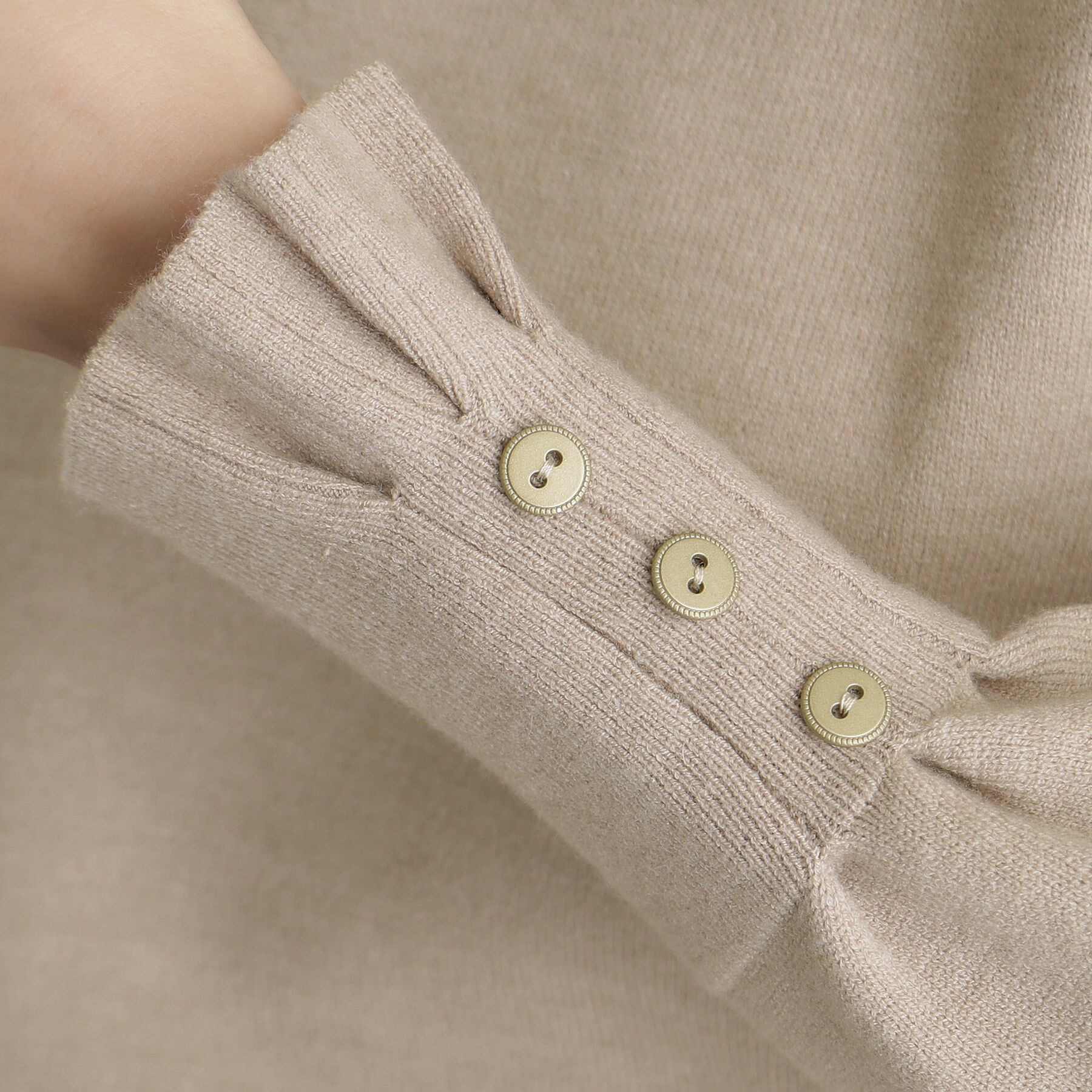 grove「タックスリーブニット」|ニット・セーター|