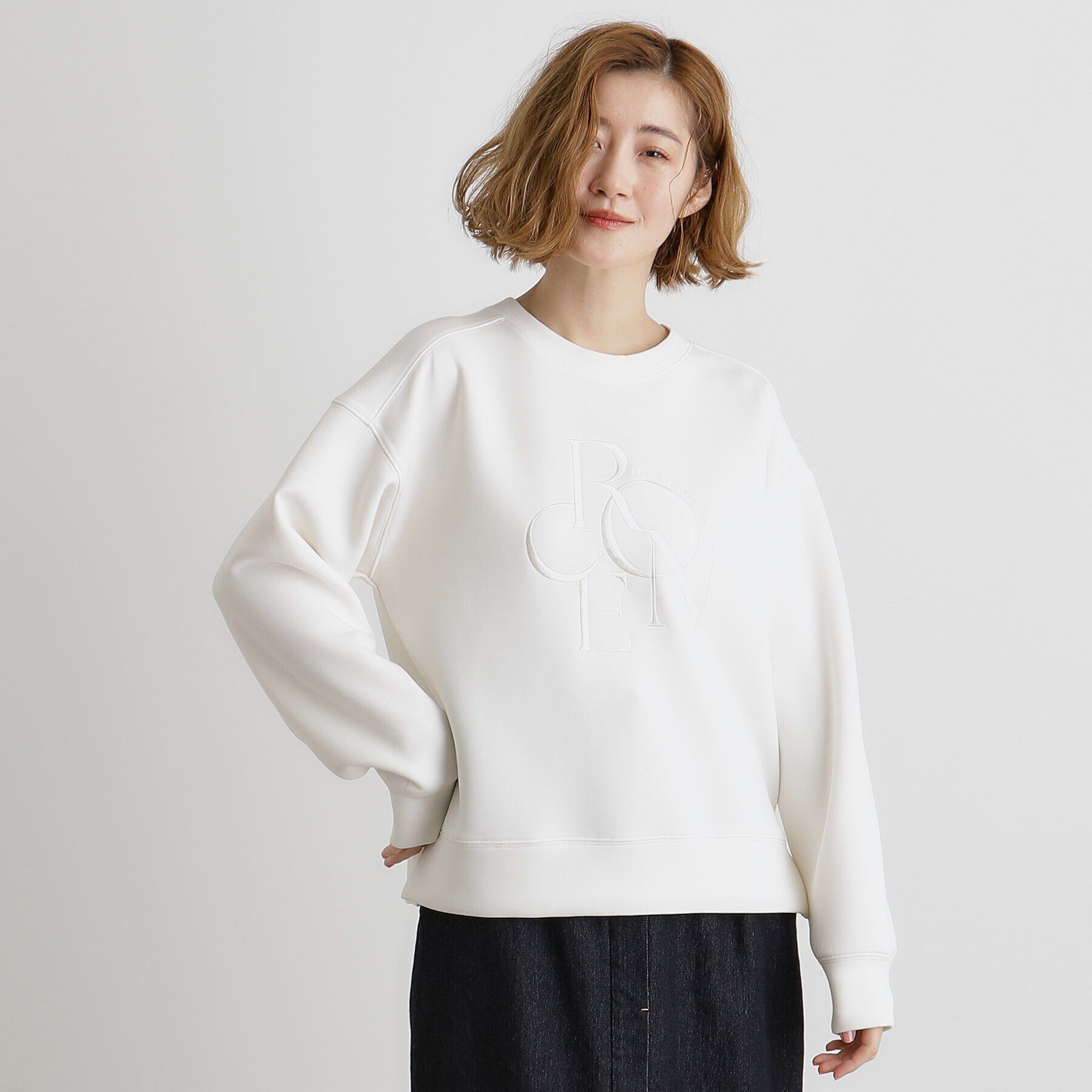 grove「サークルロゴ刺繍ダンボールスエット」|パーカー|