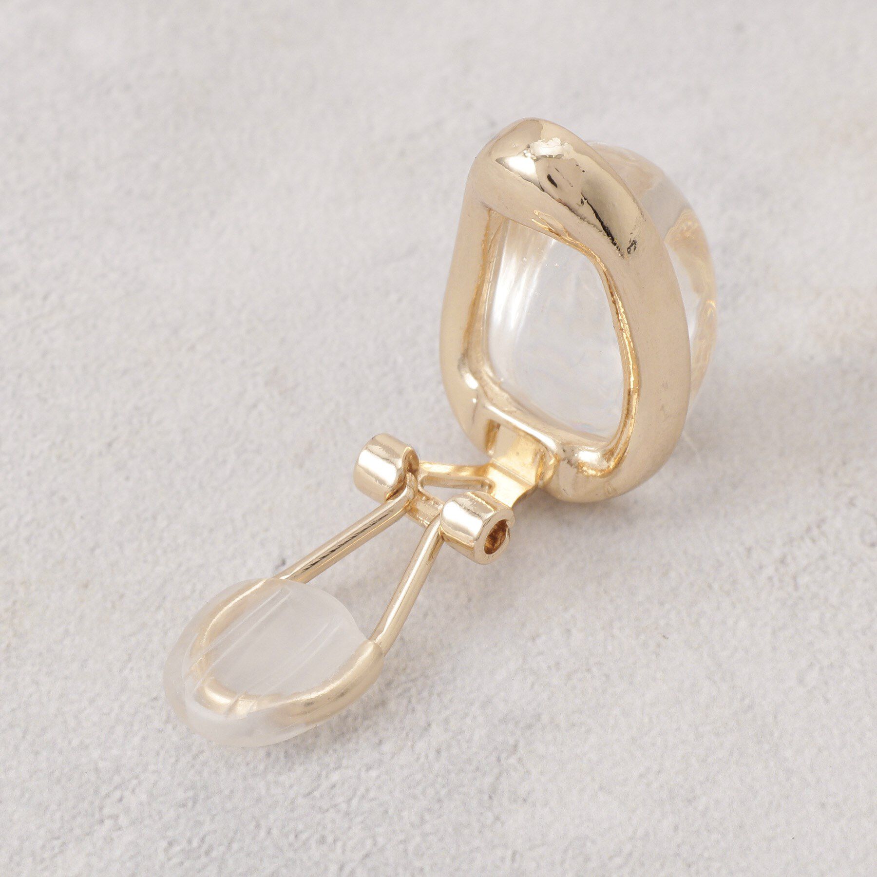 grove「ビッグクリアメタルイヤリング」|イヤリング|