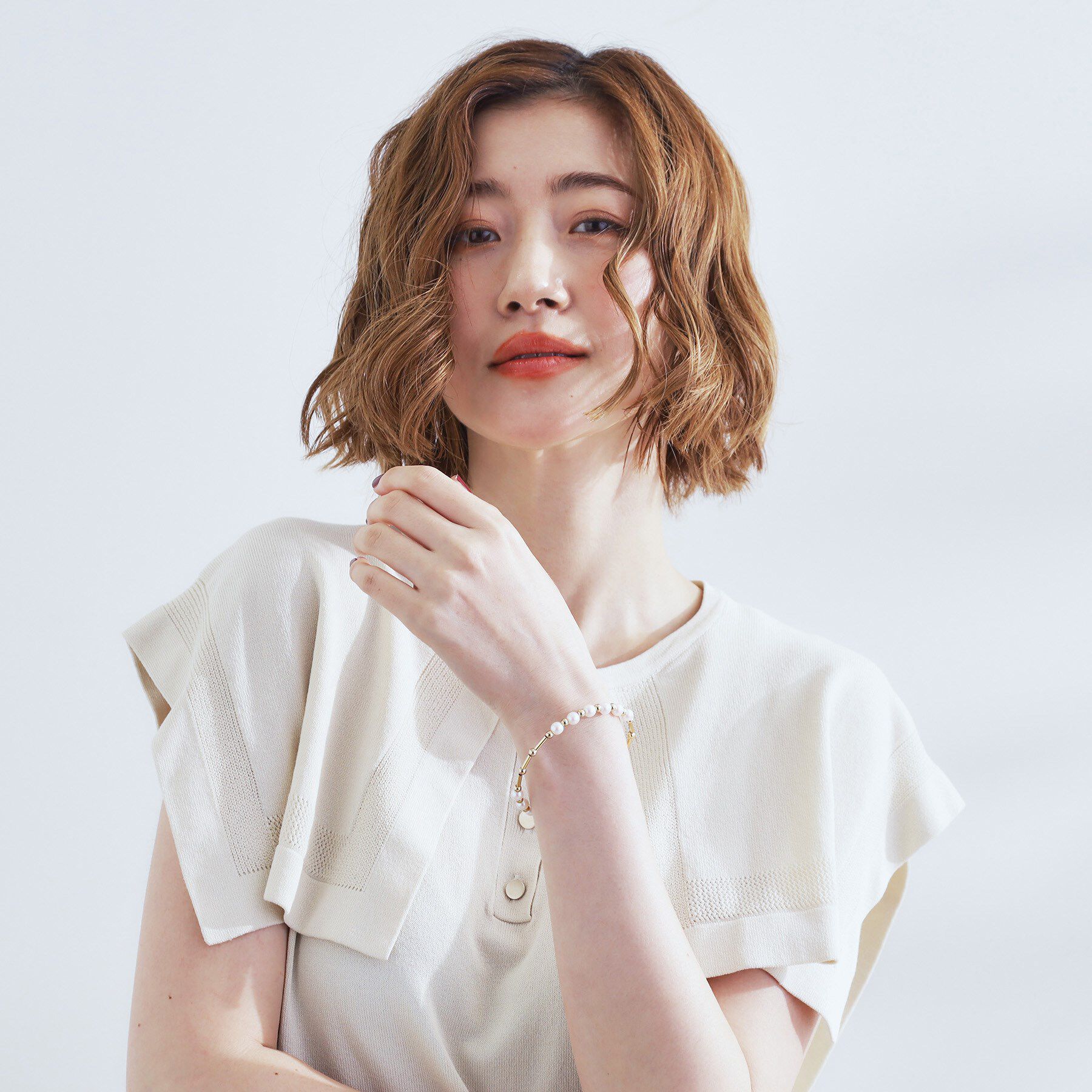 grove「メタルパール調ワイヤーブレス」|ブレスレット・バングル|