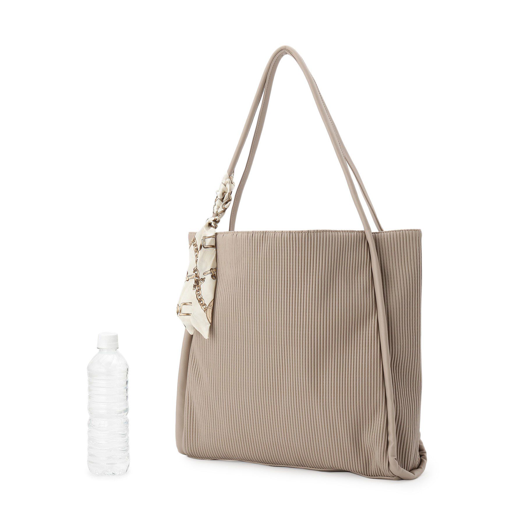 grove「【A4】プリーツスカーフ付トート」|トートバッグ|