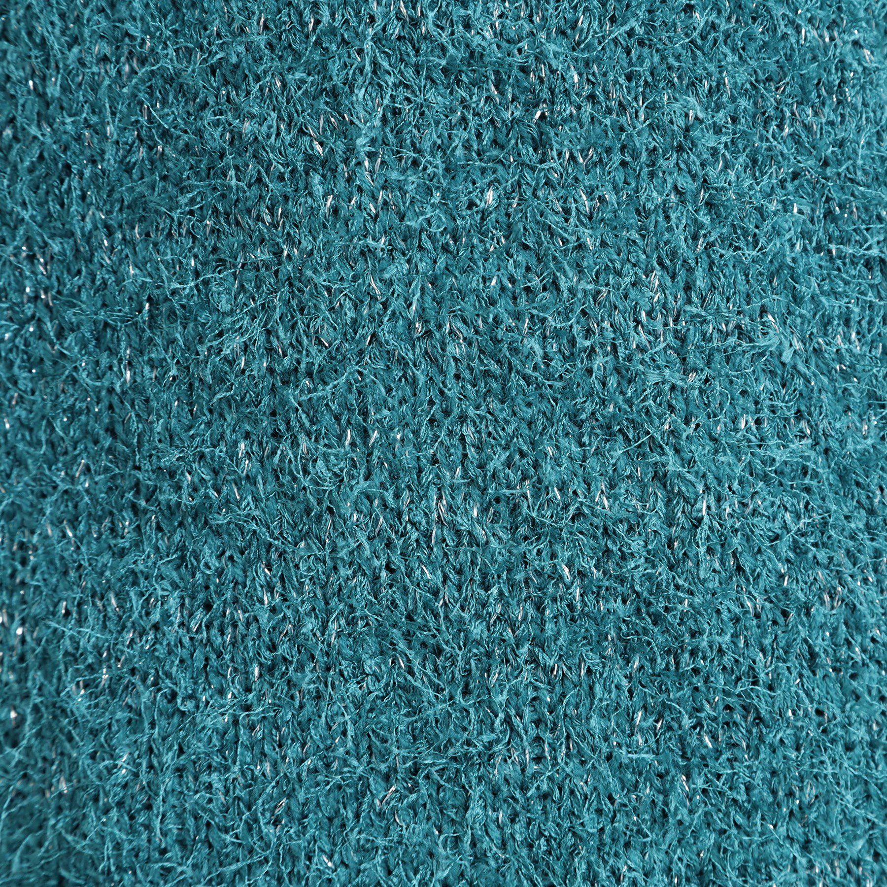 grove「【最終お値下げ！！】ラメフェザーヤーン オープンカラーニット」|ニット・セーター|