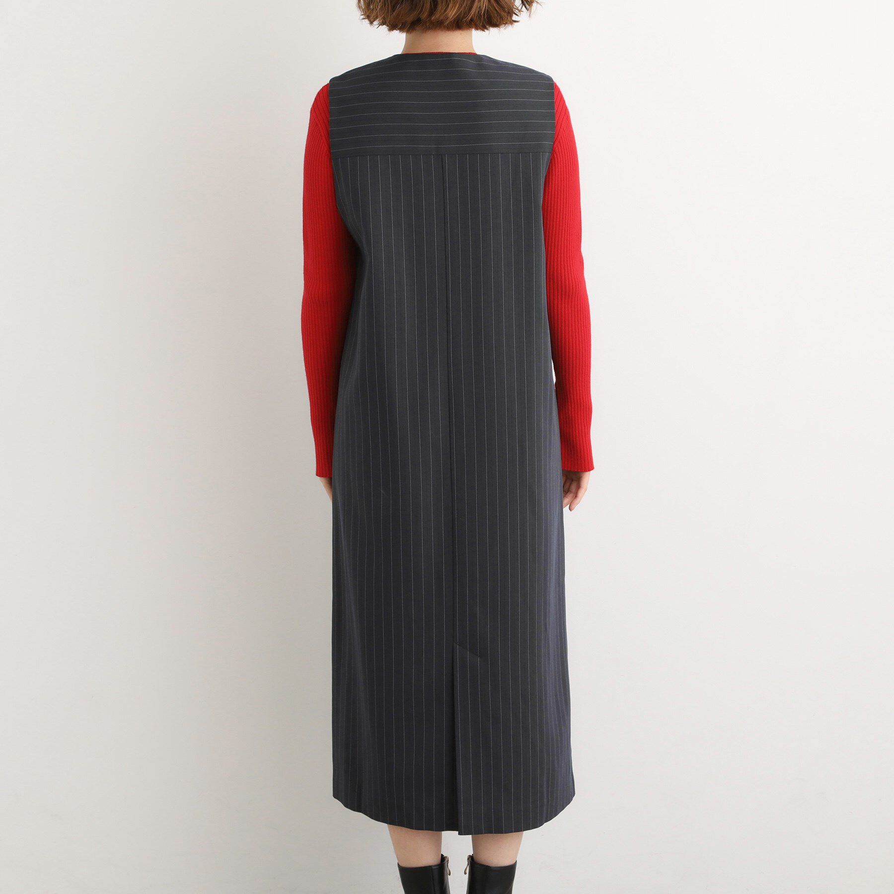 grove「【2WAY/美シルエット】着こなし自在のジャンドレワンピース」|ワンピース|