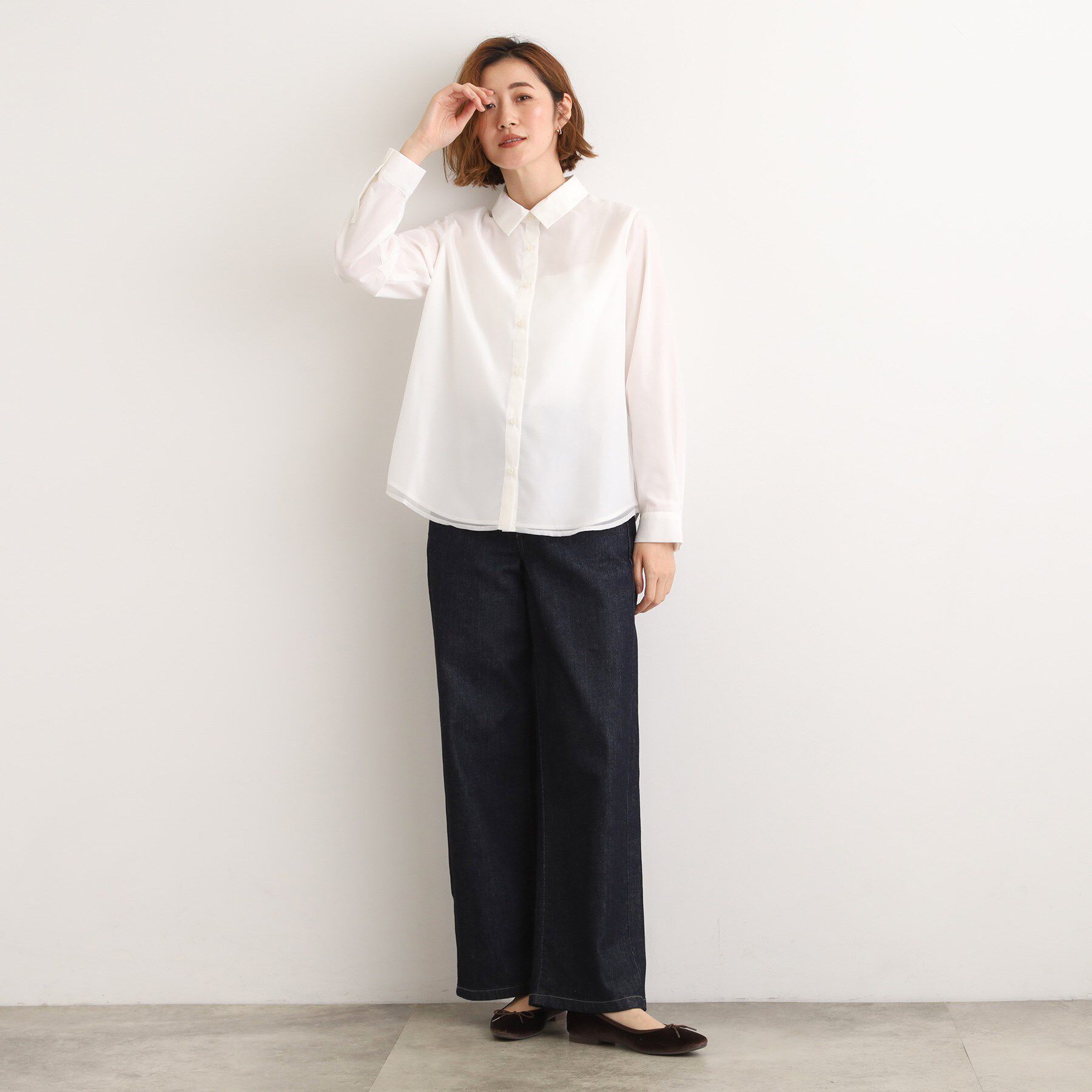 grove「オーガンジーレイヤードシャツ」|シャツ・ブラウス|