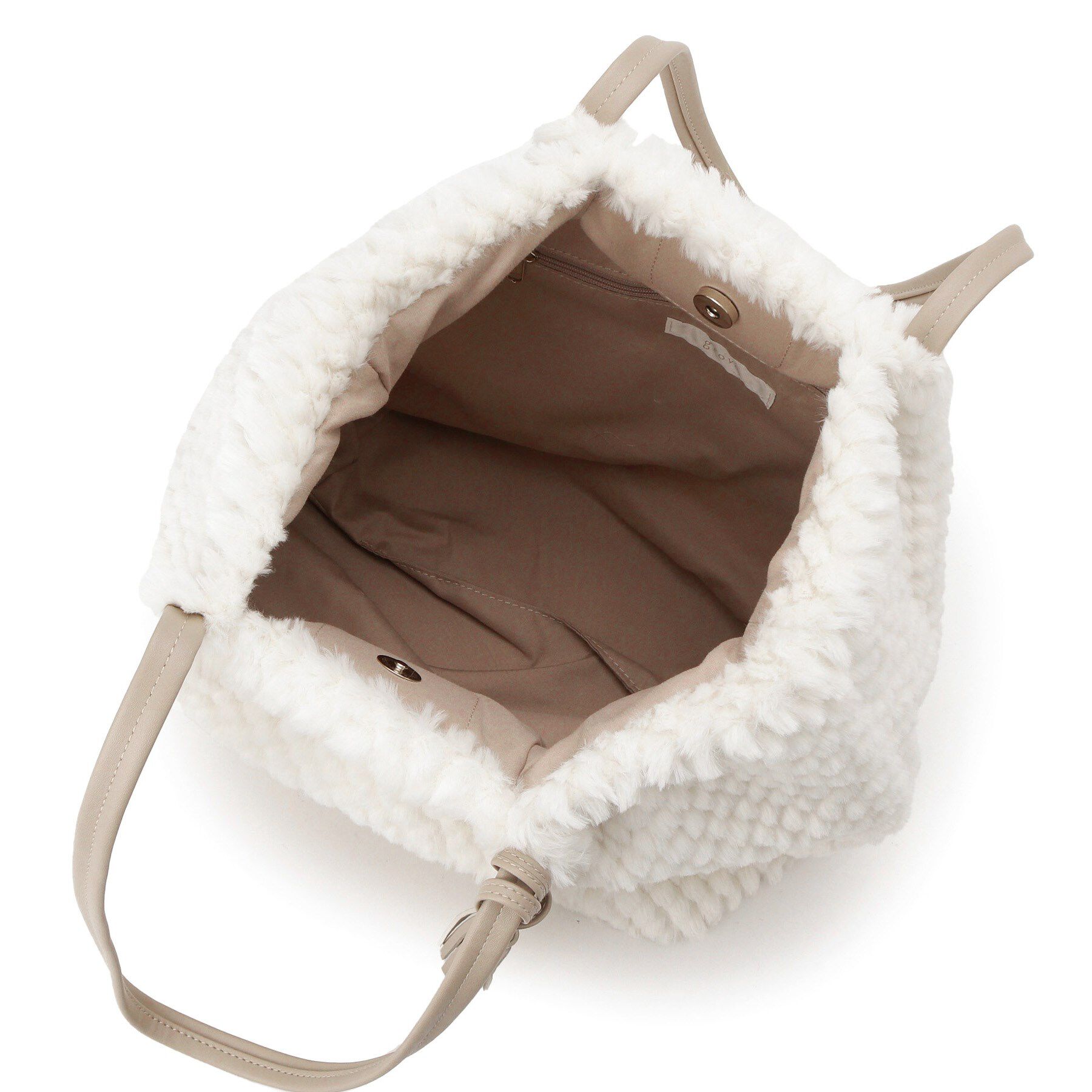 grove「ポコポコエコファータッセルトート」|トートバッグ|