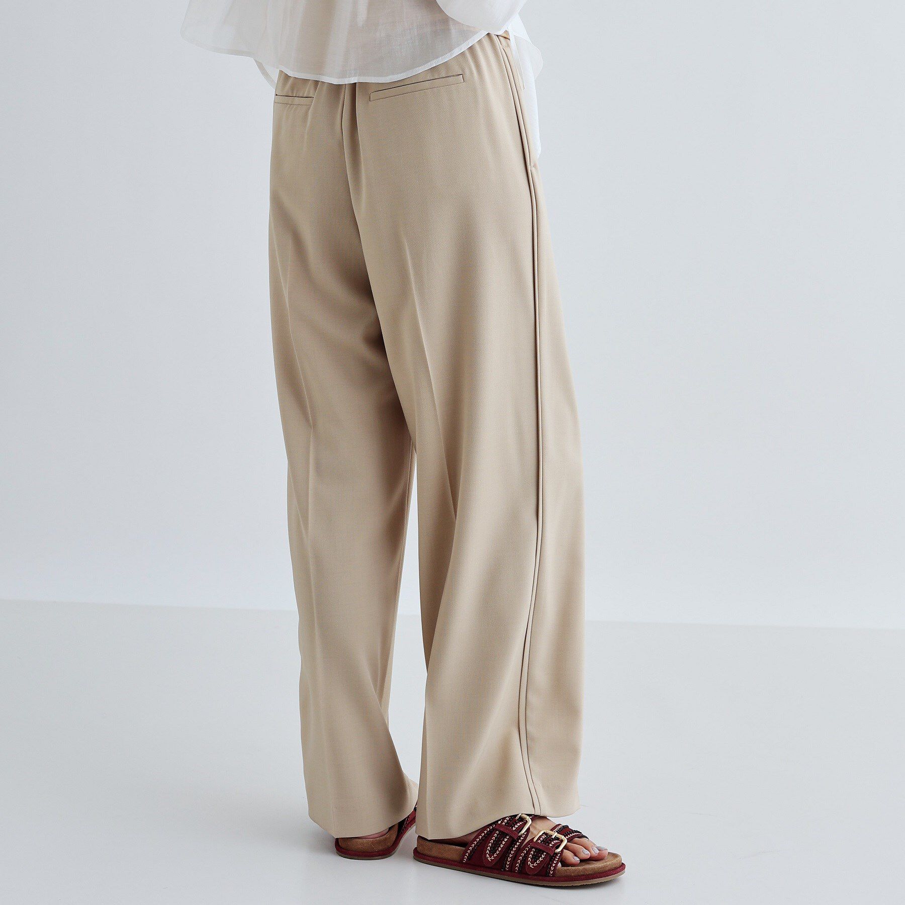 GALLEST「【セットアップ対応】イージーストレートワイドパンツ【カセット服／オケージョン／通勤】」|その他|