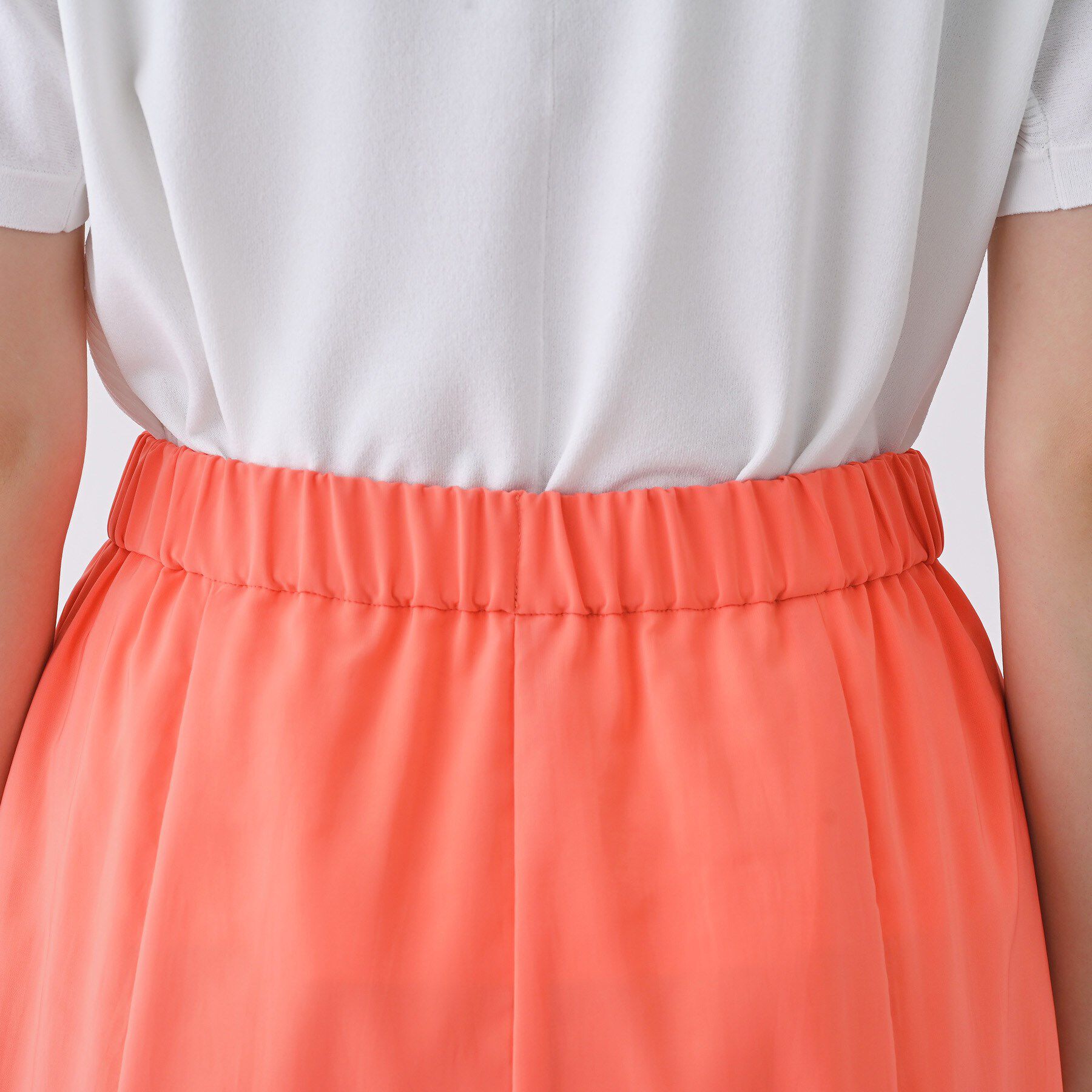 INDIVI「【通気性◎撥水／接触冷感／UVケア】ナローフレアスカート」|スカート|