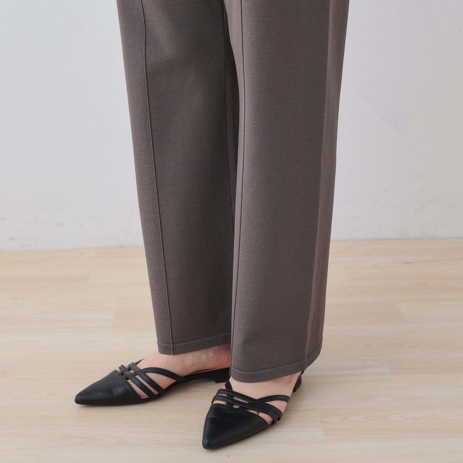 INDIVI「【洗える／SETUP可能／ウエストゴム】イージーニットパンツ」|その他|