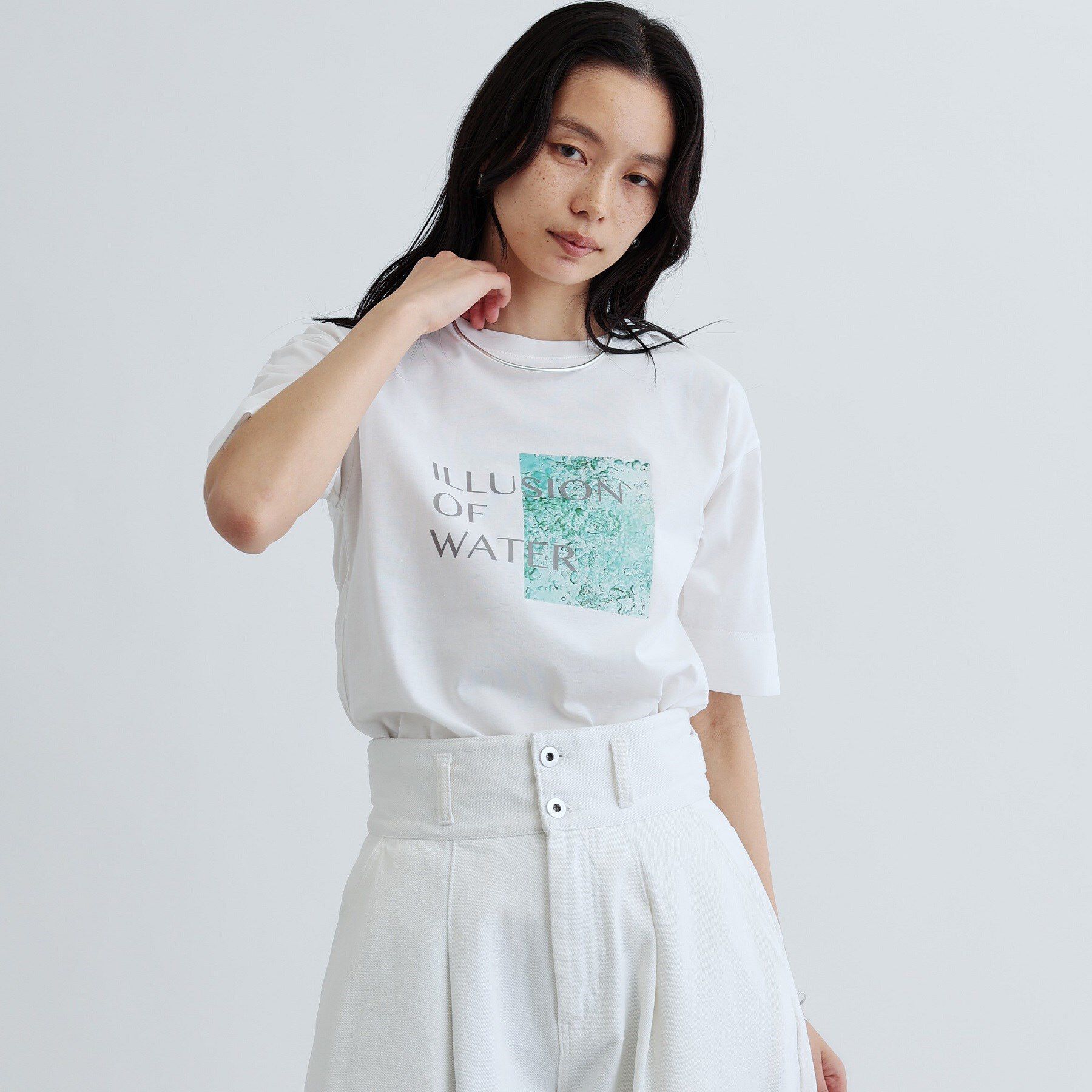 GALLEST「ILLUSION of WATER プリントTシャツ」|Tシャツ・カットソー|