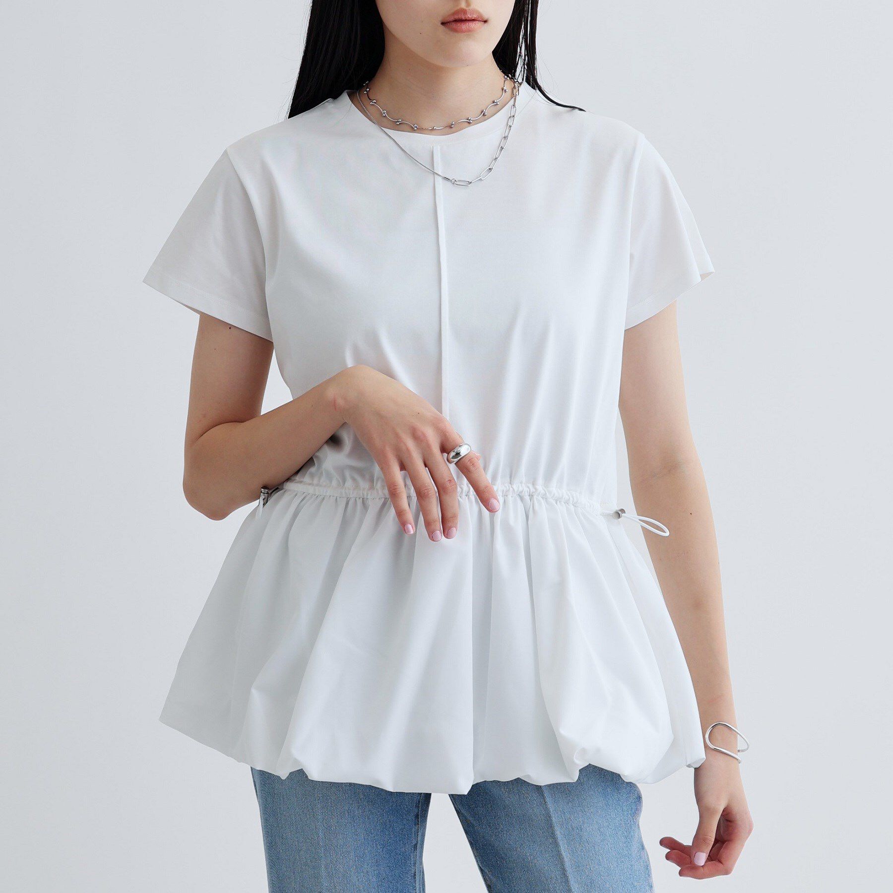 GALLEST「スピンドルペプラムカットソー」|Tシャツ・カットソー|