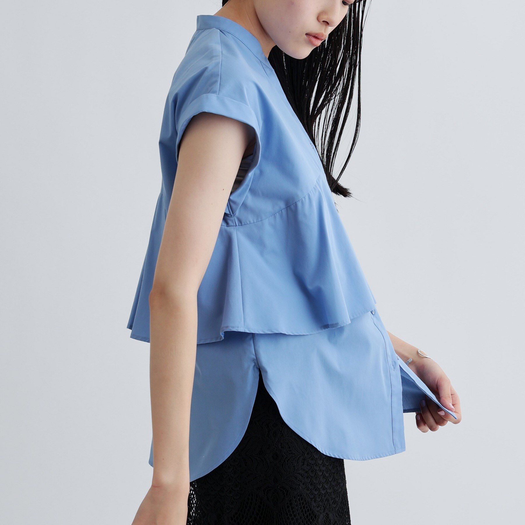 GALLEST「2WAYペプラムシャツ」|シャツ・ブラウス|