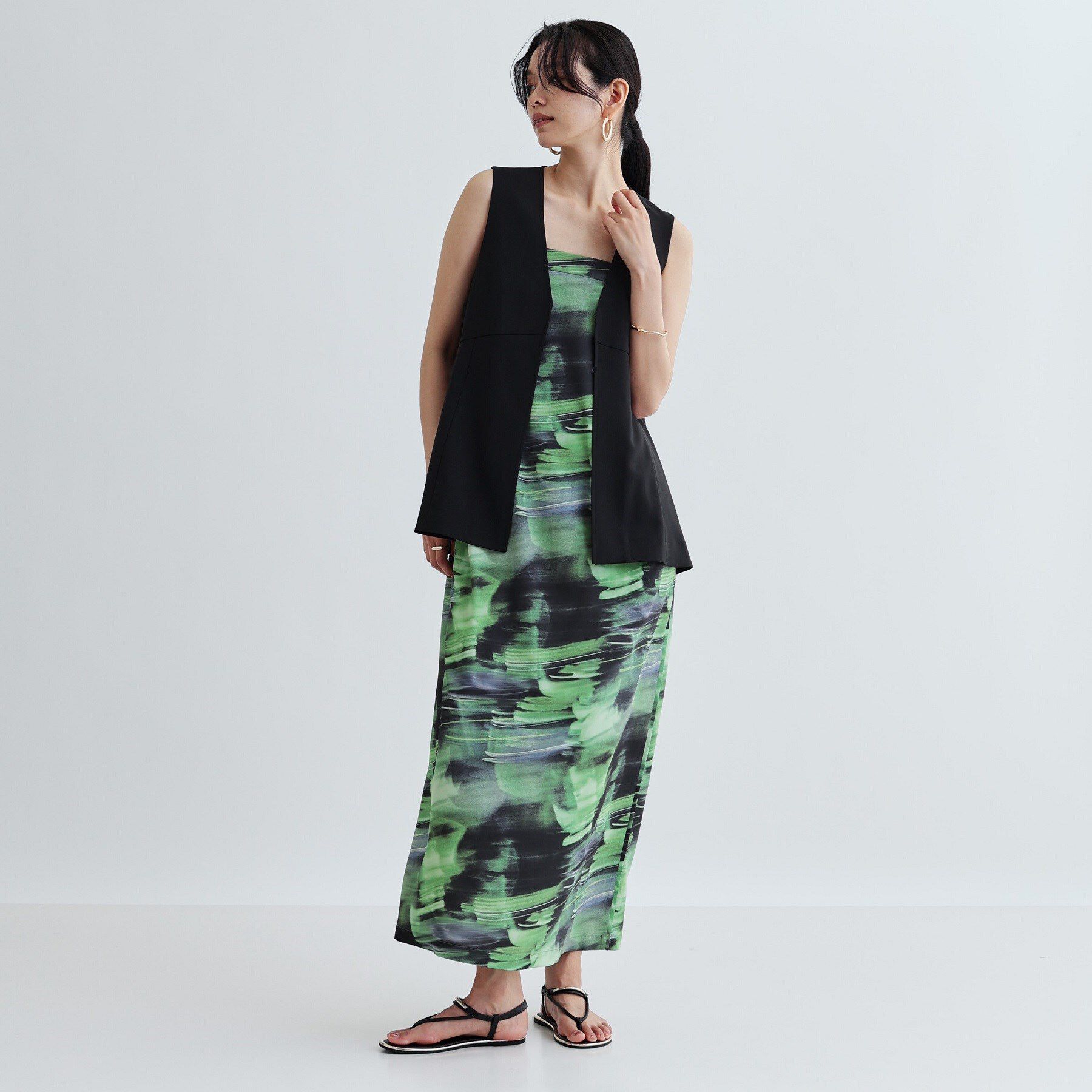 GALLEST「【セットアップ対応】イージーペプラムジレ」|ベスト・ジレ|