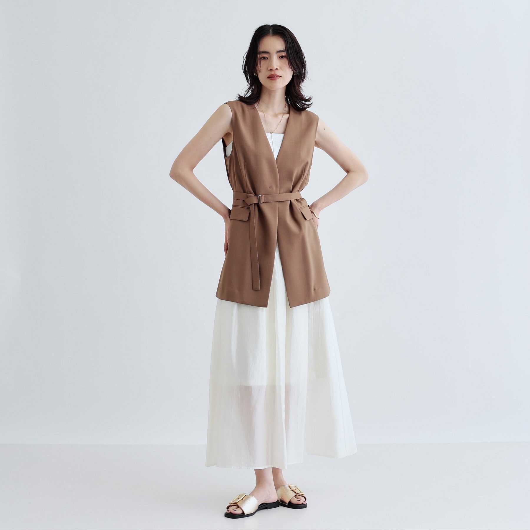 GALLEST「シアーマキシスカート」|スカート|