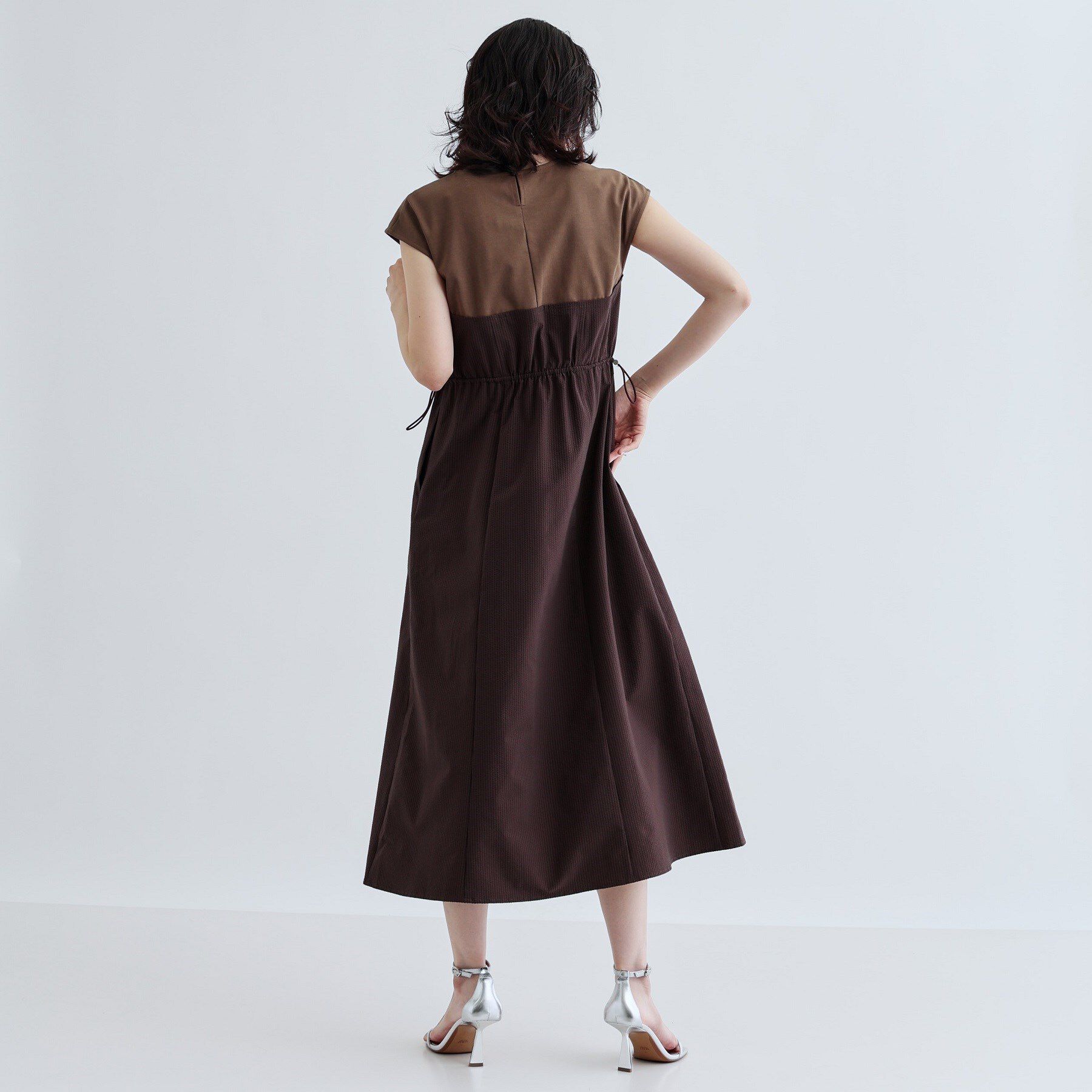 GALLEST「ストライプサッカービスチェワンピース」|ワンピース|