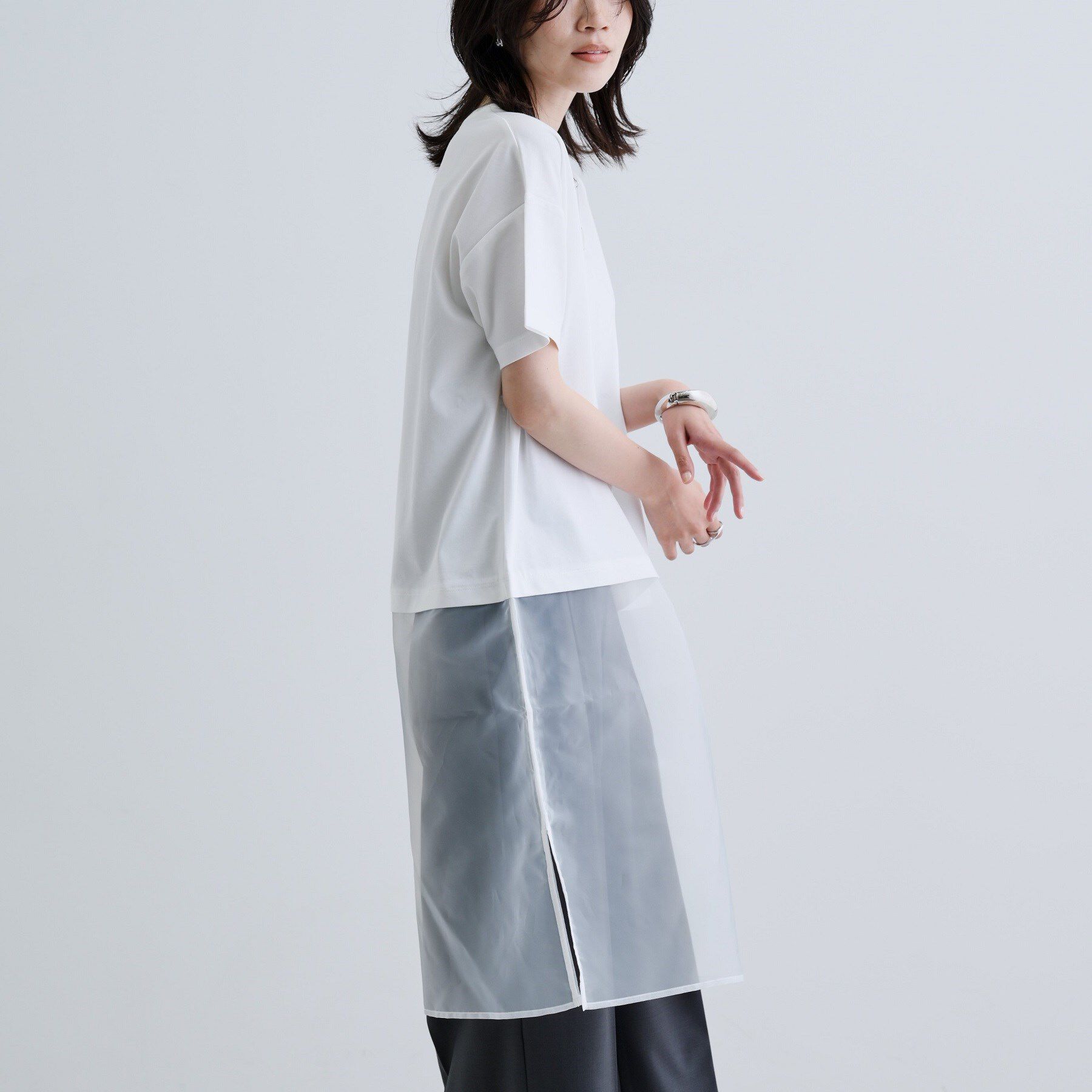 GALLEST「シアードッキングTシャツ」|Tシャツ・カットソー|