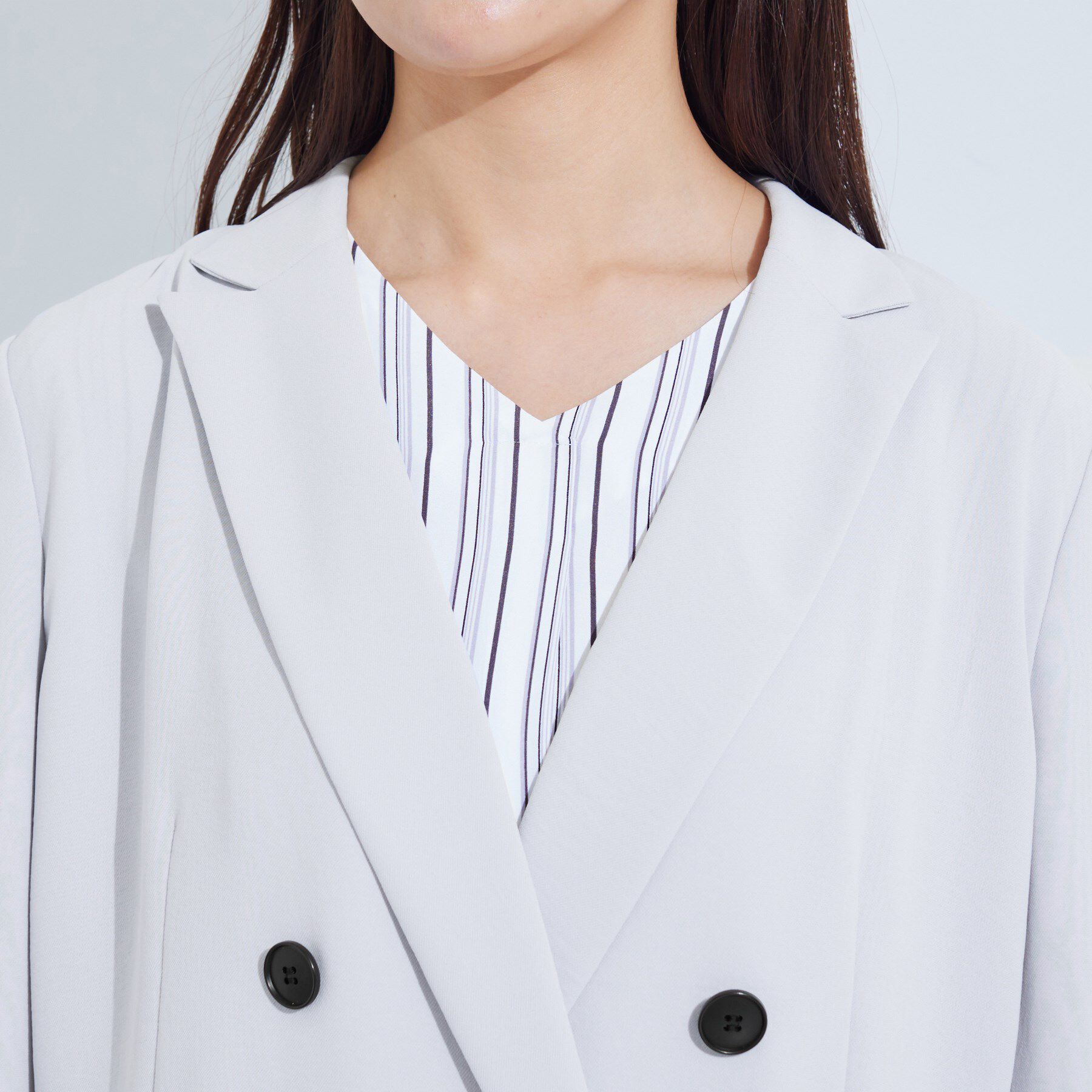 INDIVI「【着る日傘／遮熱／UVケア】ダブルジャケット」|テーラードジャケット|