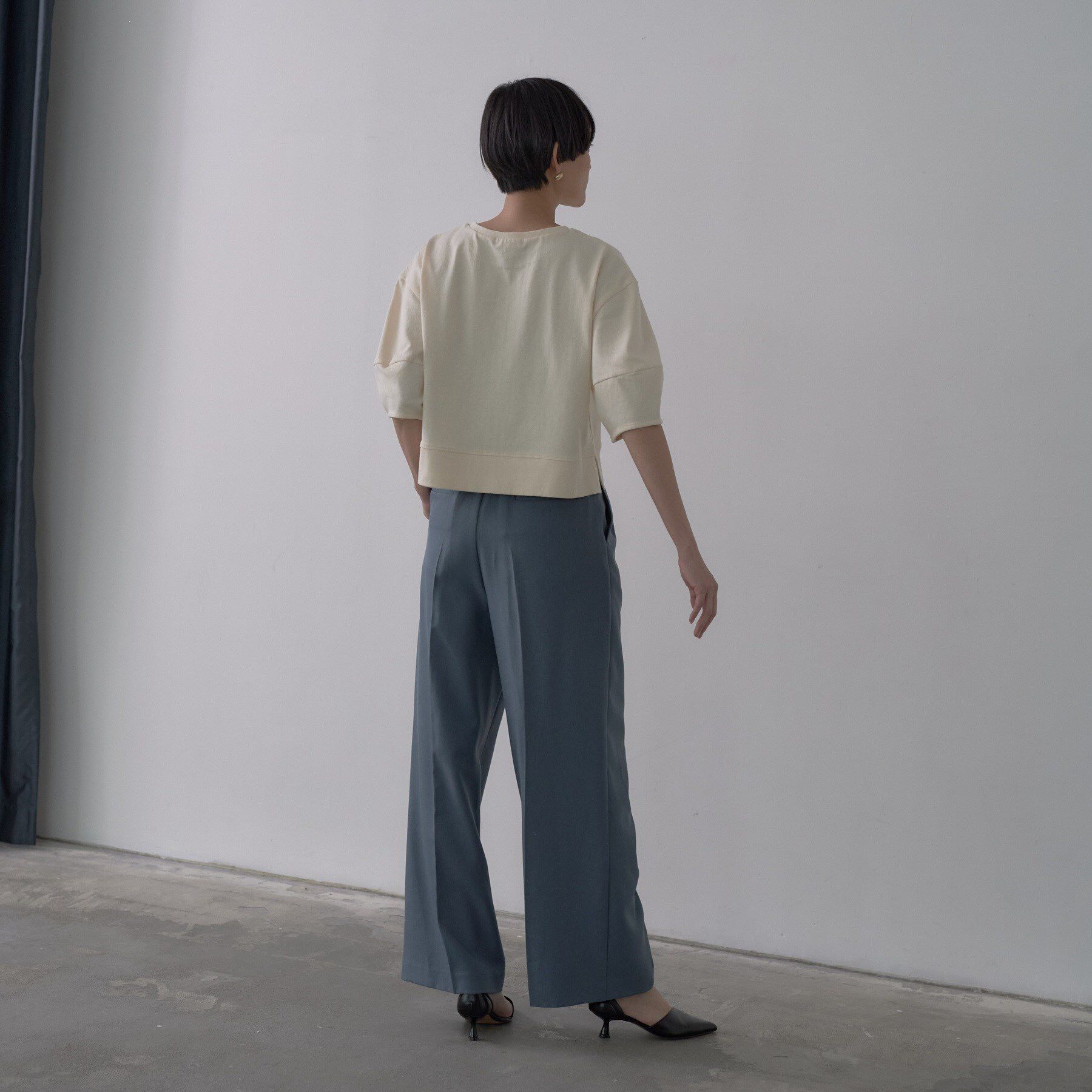 GALLEST「フォルムスリーブカットソー」|Tシャツ・カットソー|