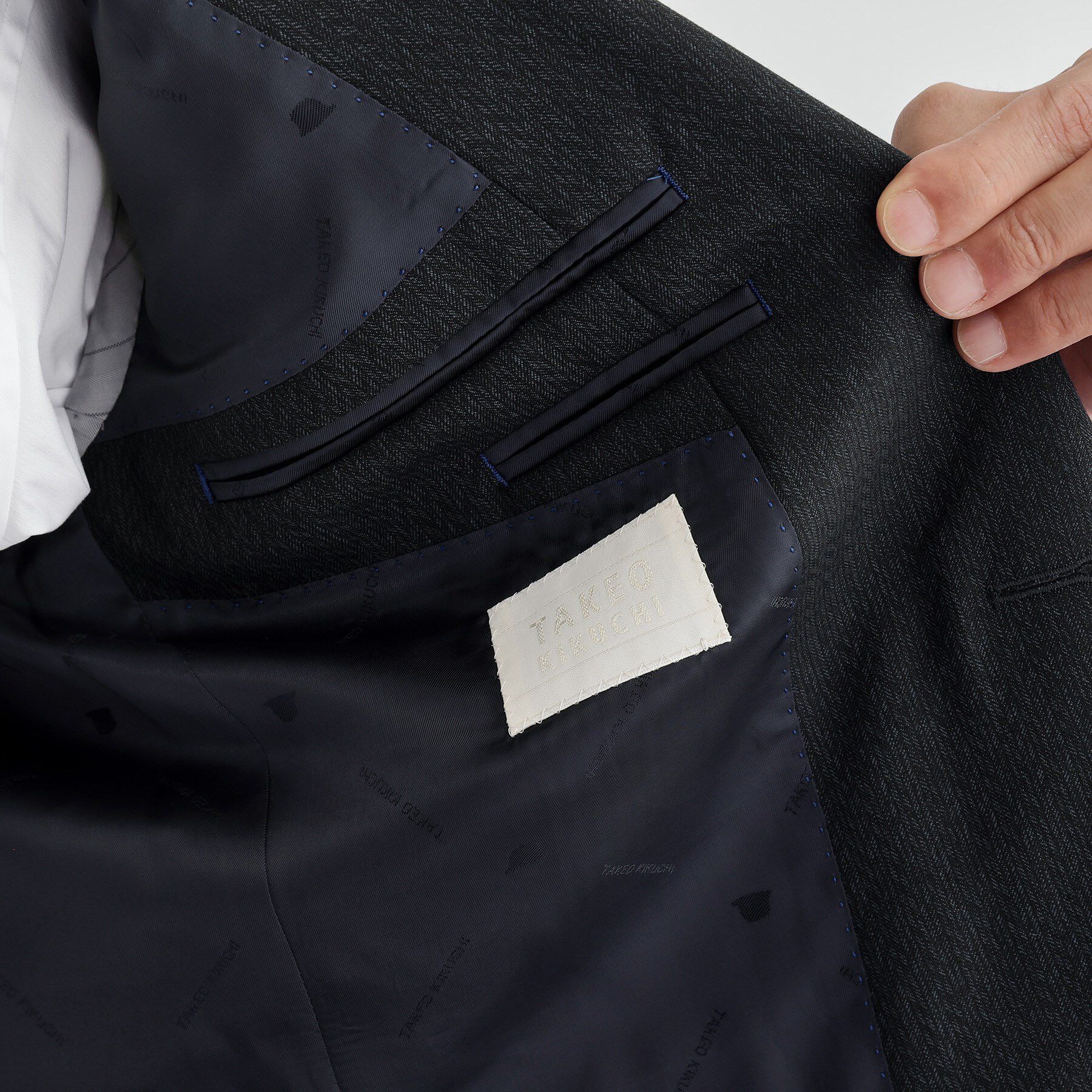 TAKEO KIKUCHI「【Made in JAPAN】矢絣（やがすり）スーツ／スリーピース対応」|スーツ|