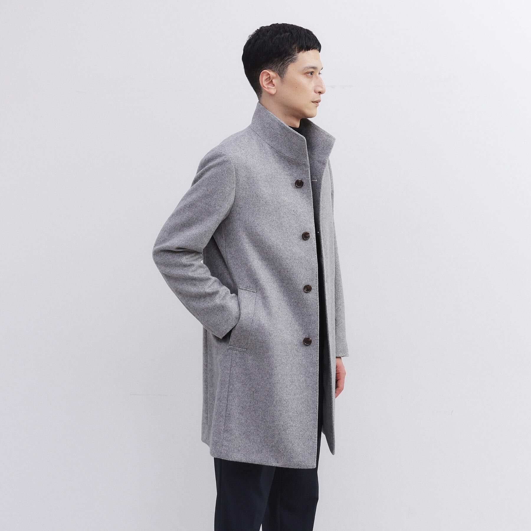 TAKEO KIKUCHI「【ウールカシミヤブレンド】ビーバー調 スタンドカラー コート」|その他|