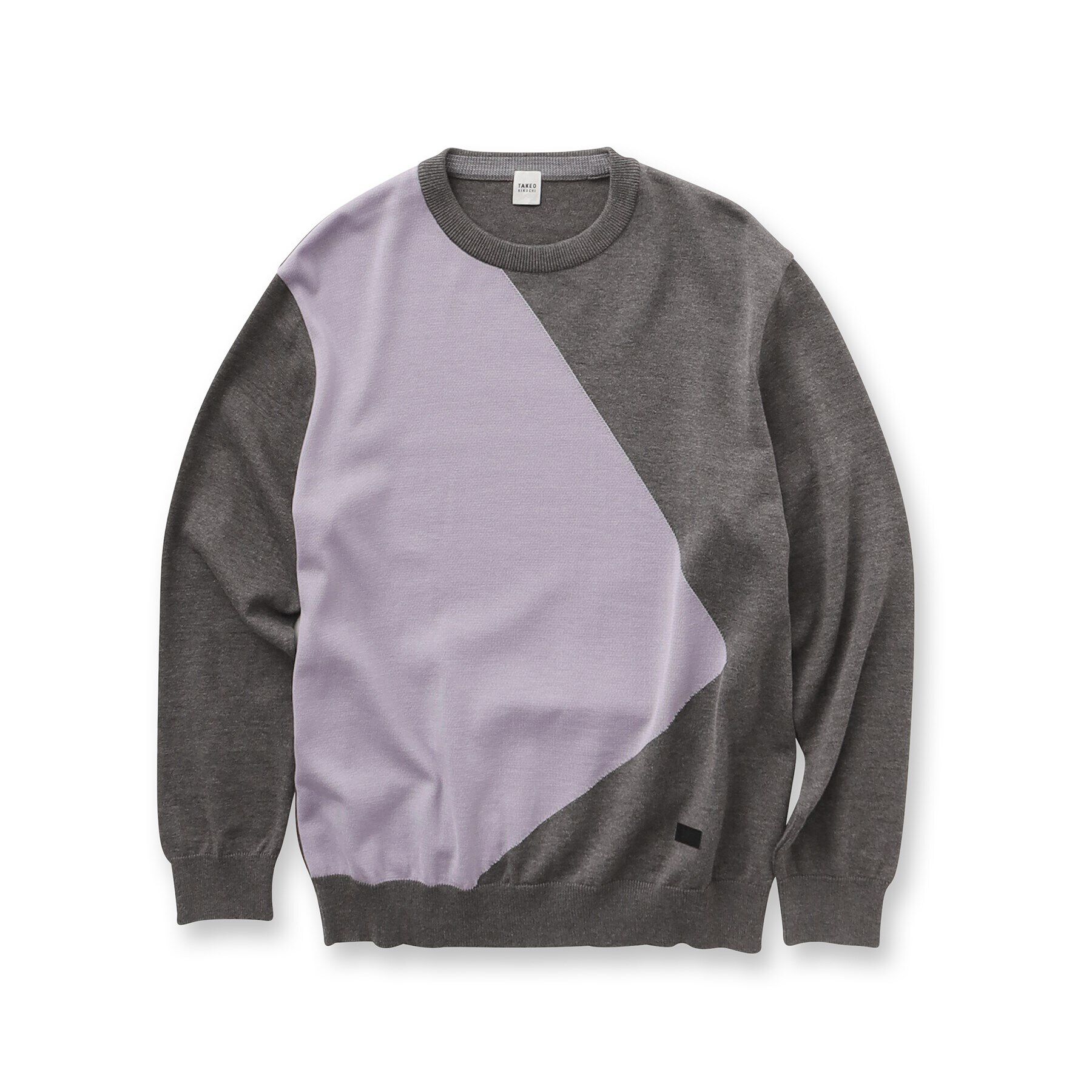 TAKEO KIKUCHI「【Made in JAPAN】スクエア インターシャ ニット」|ニット・セーター|