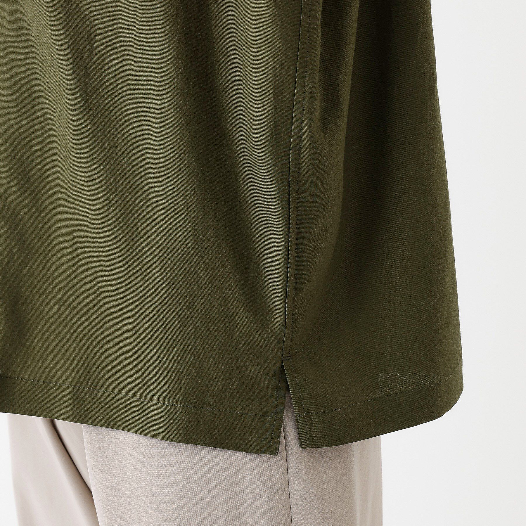 TAKEO KIKUCHI「【THE FLAGSHIP】変形オープンカラー 半袖シャツ」|シャツ・ブラウス|