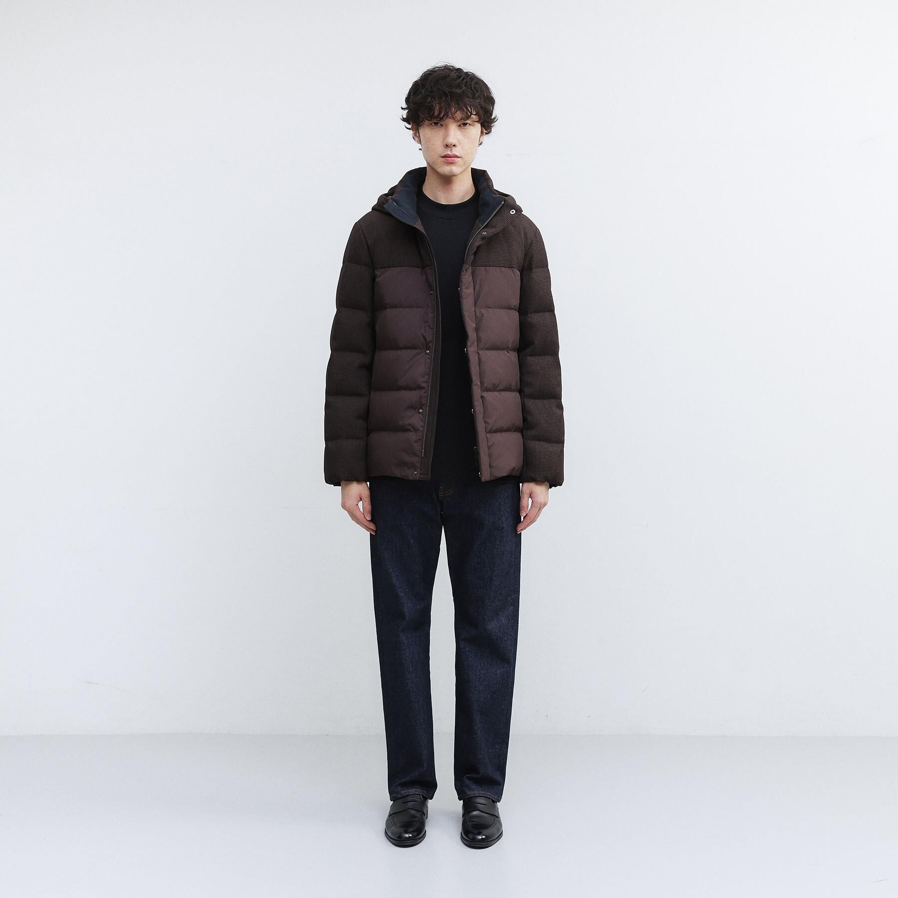 TAKEO KIKUCHI「カラーコンビ ダウンブルゾン」|ダウン|