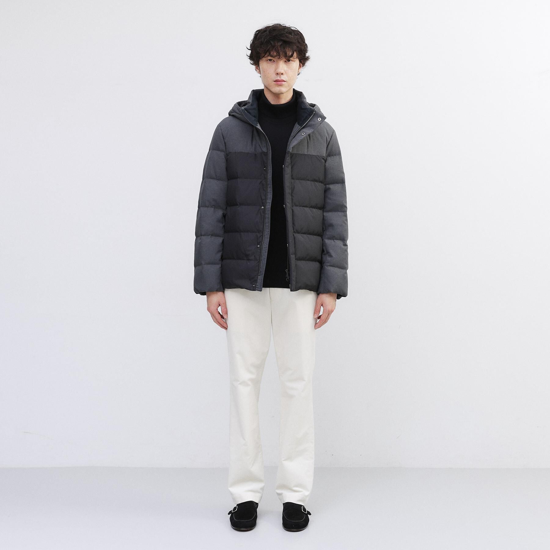 TAKEO KIKUCHI「カラーコンビ ダウンブルゾン」|ダウン|
