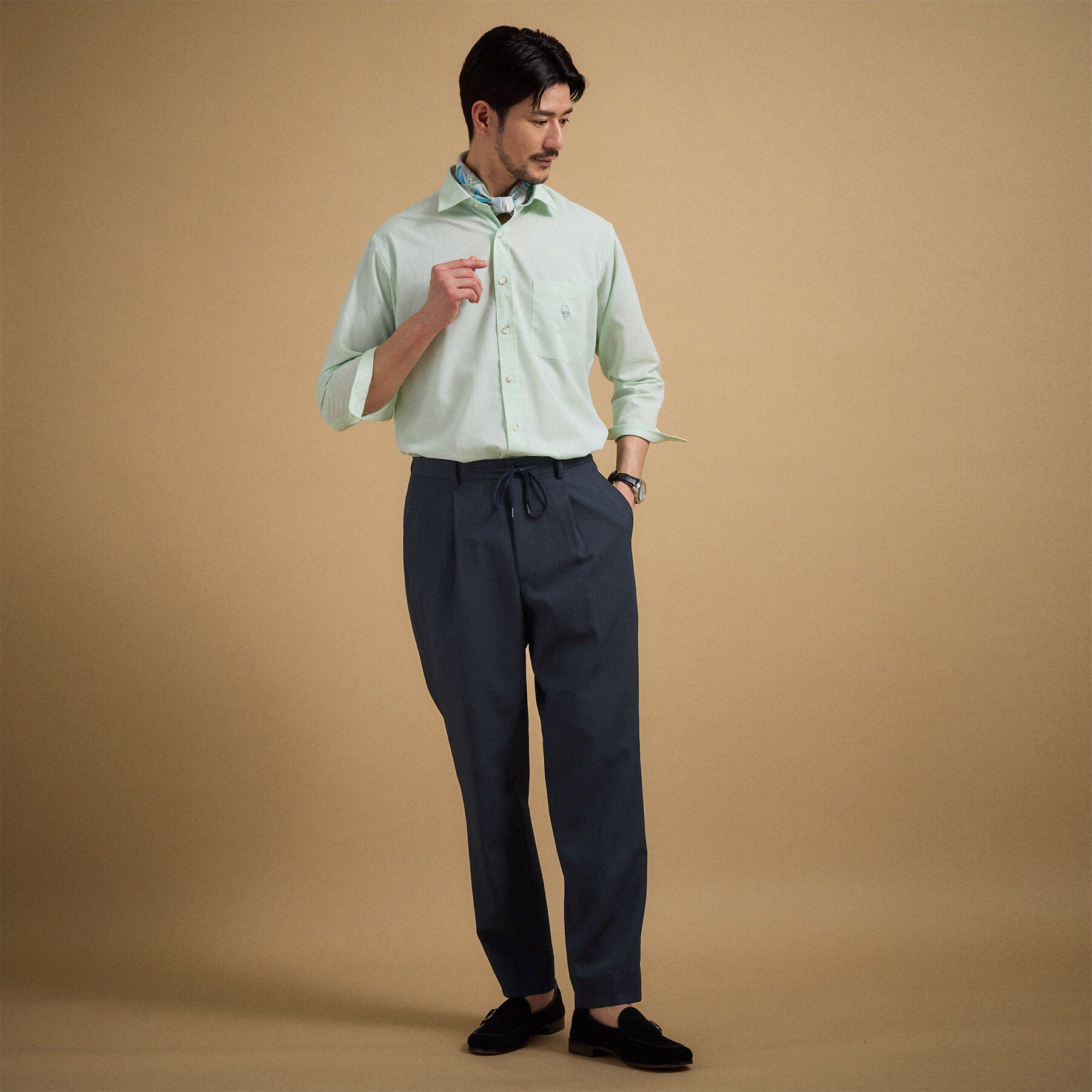 TAKEO KIKUCHI「リネンライクカルゼイージーパンツ」|その他|