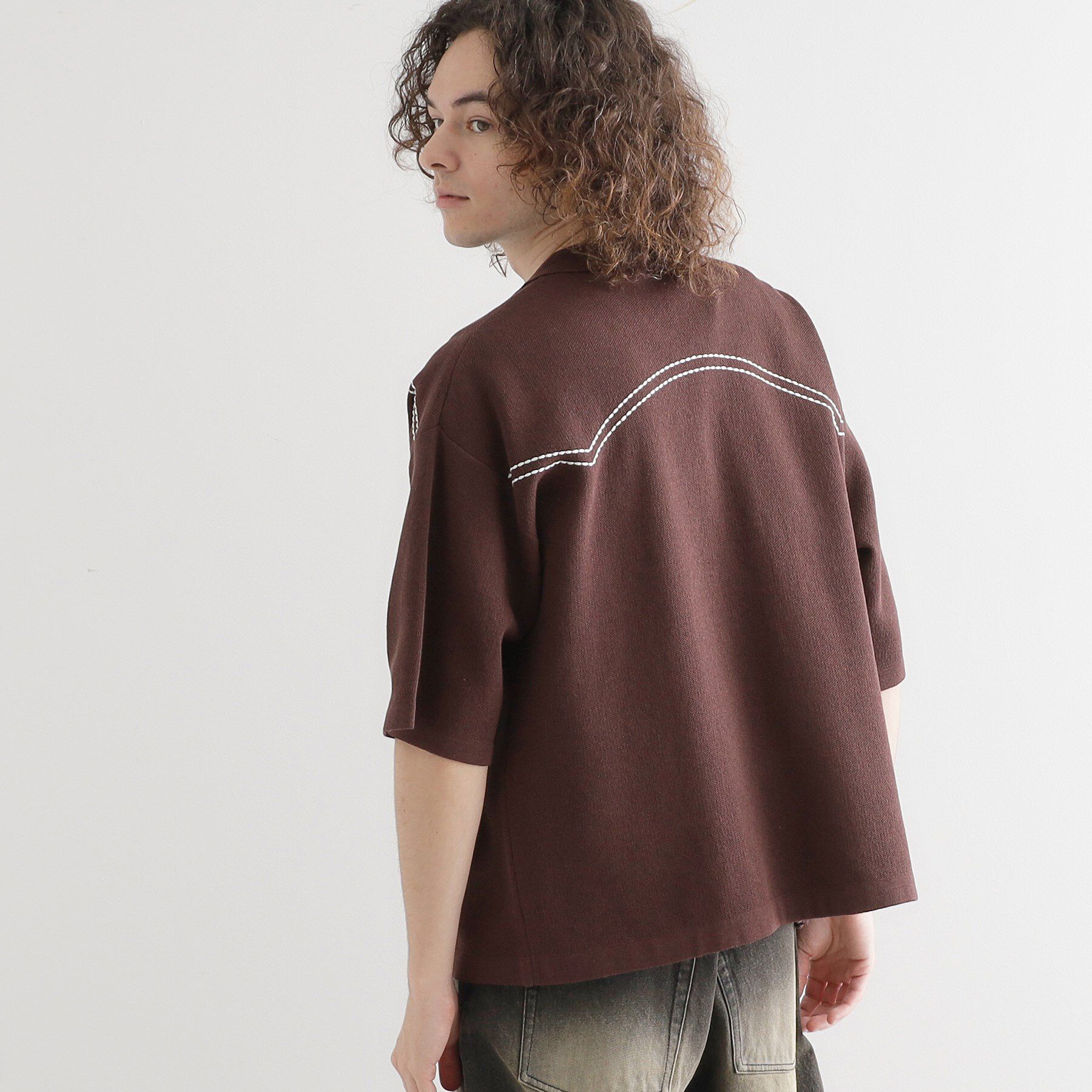 tk.TAKEO KIKUCHI「ウェスタンポロカーディガン」|カーディガン|